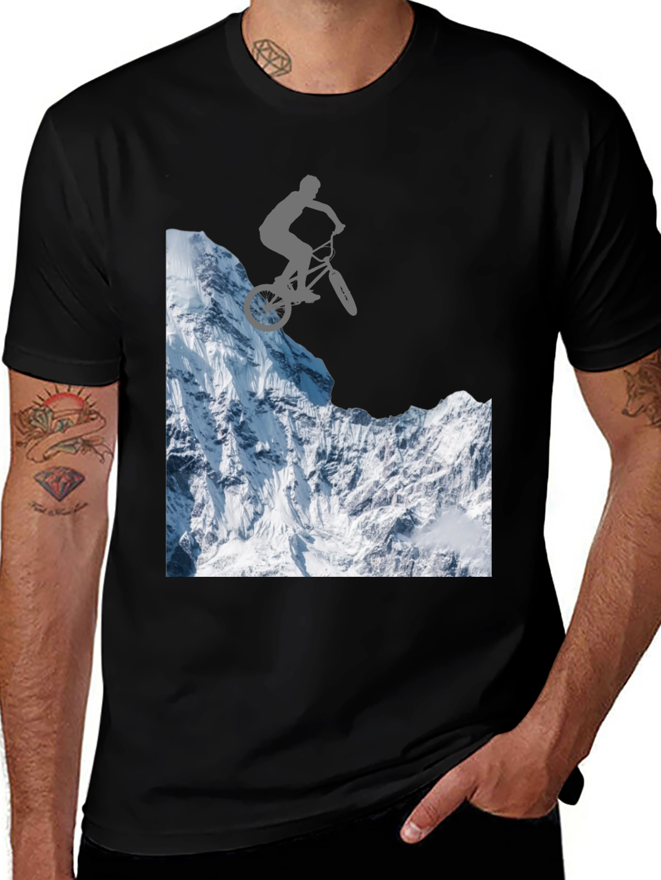 Variant 8 of Mountain Biker T-Shirt - Extreme Sports Tee