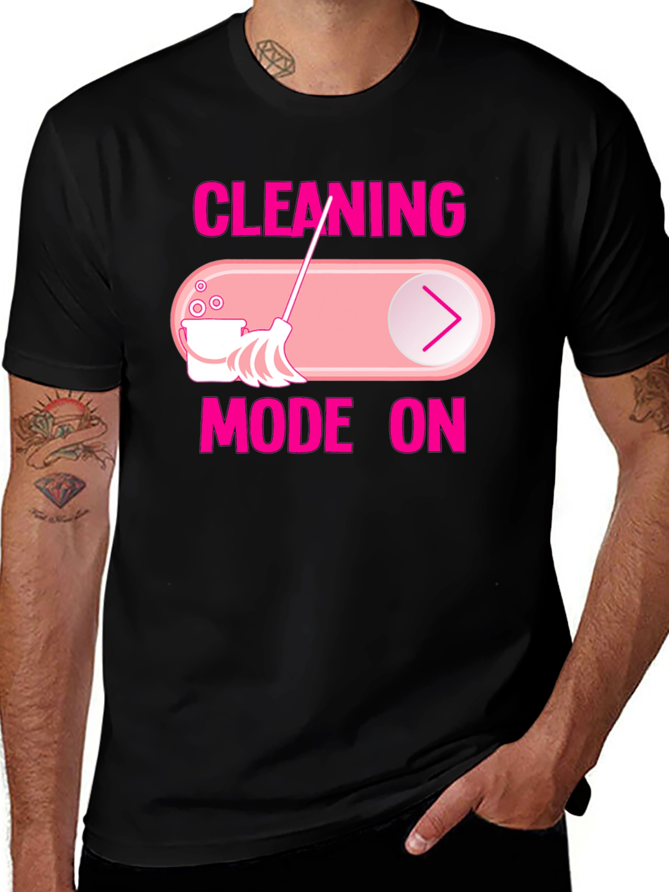 Variant 19 of Cleaning Mode On Graphic Tee