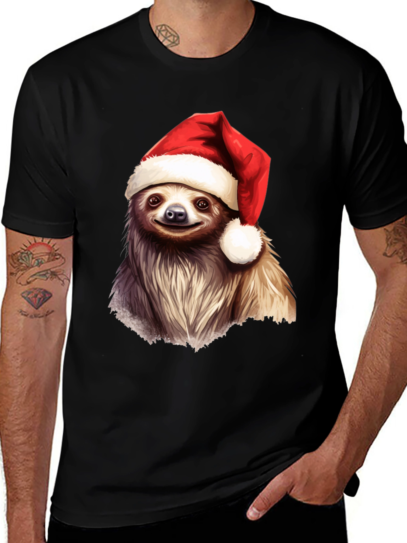 Christmas Sloth T-Shirt - Holiday Cheer