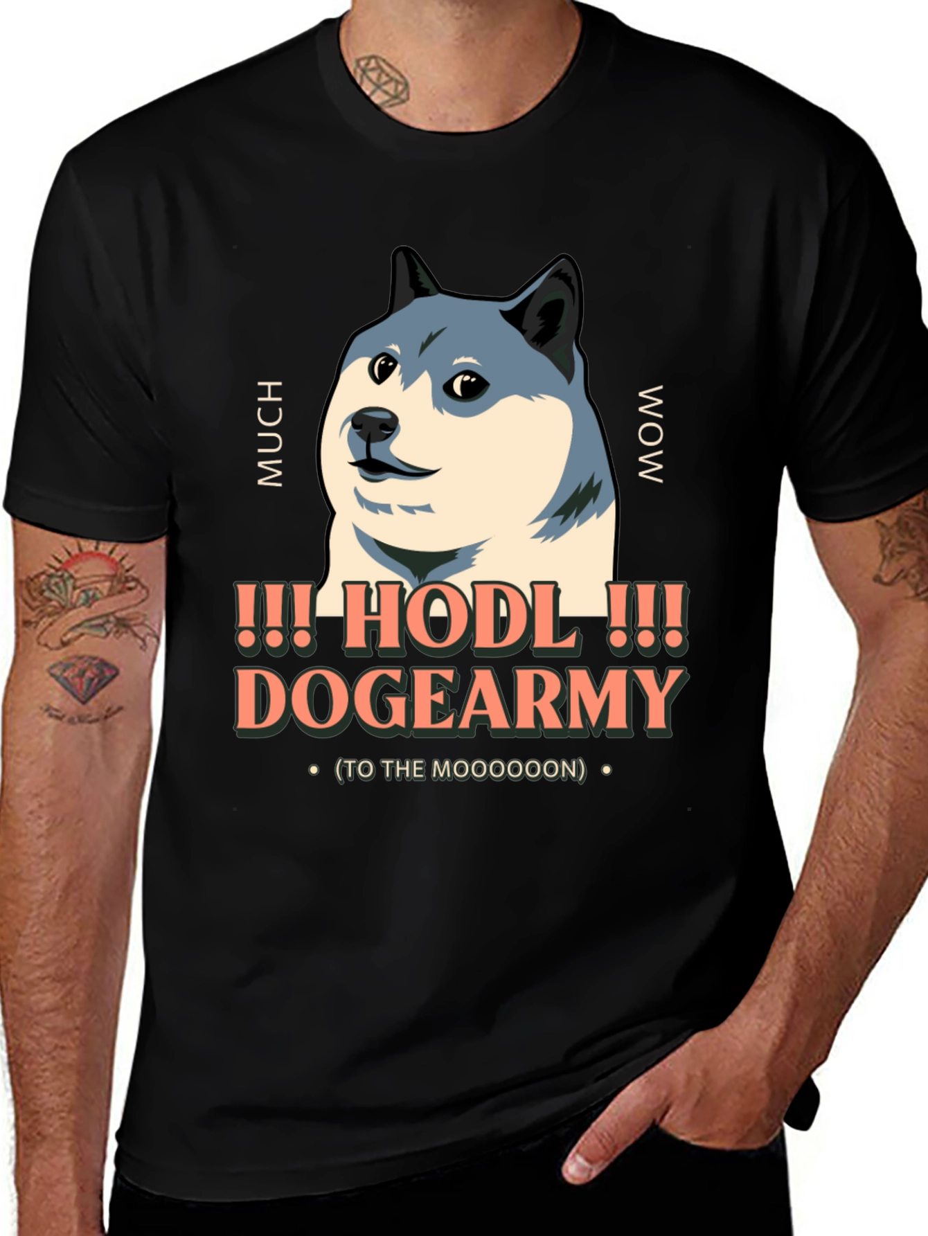 DogeArmy HODL T-Shirt - Crypto Meme Tee