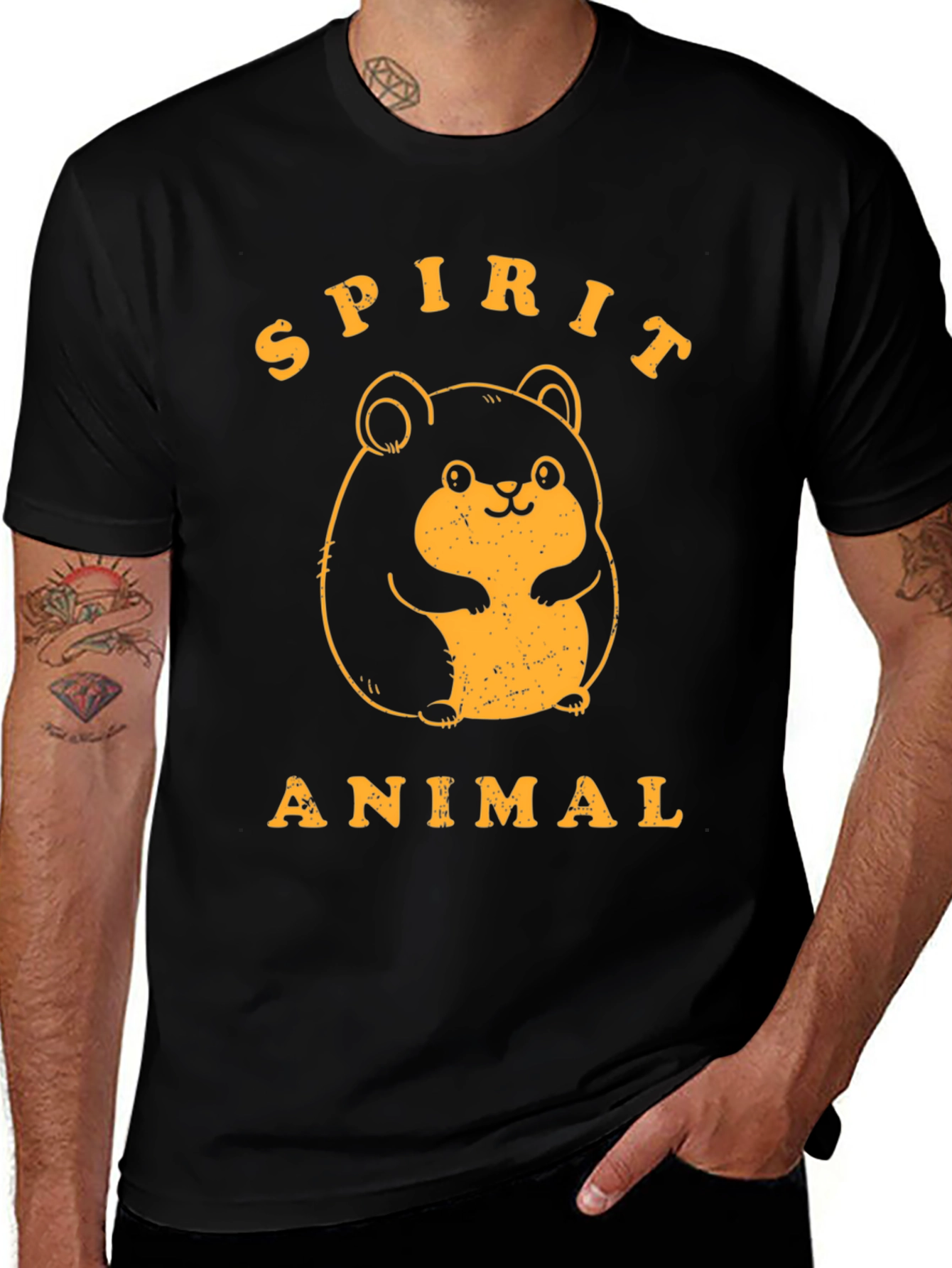 Variant 26 of Spirit Animal T-Shirt - Cute Hamster Design