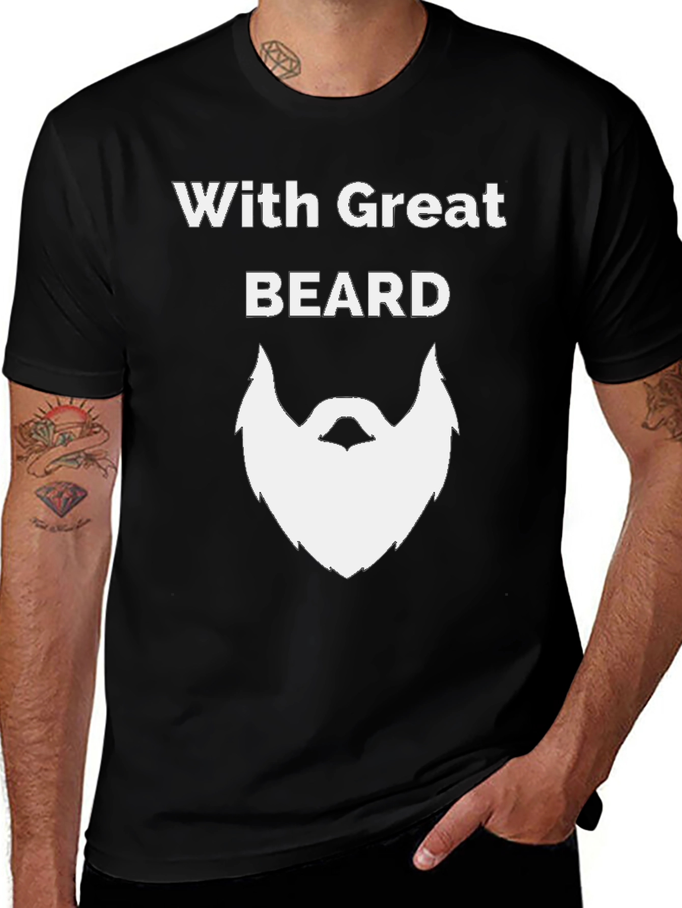 Variant 4 of Great Beard T-Shirt