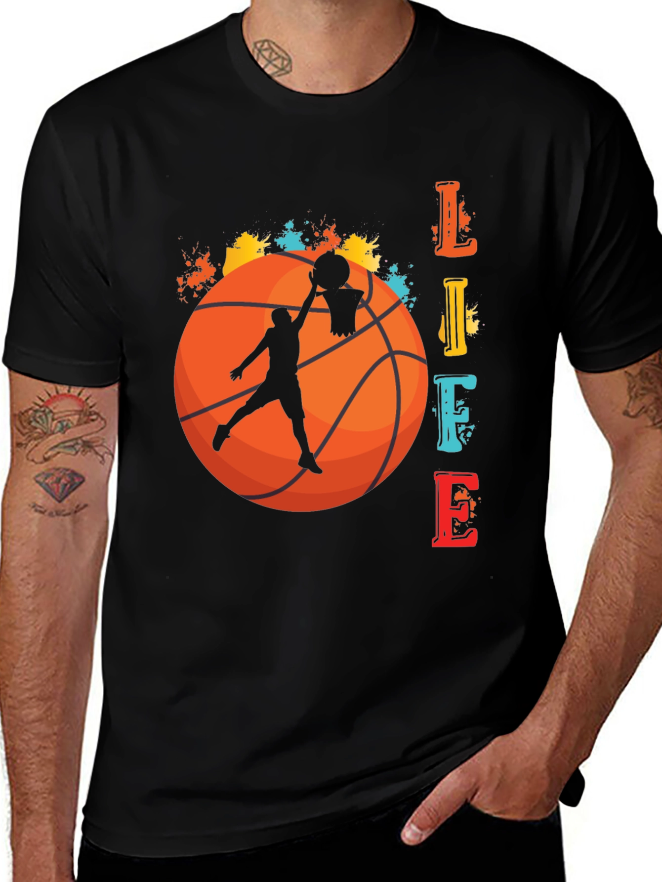 Variant 15 of Basketball Life T-Shirt