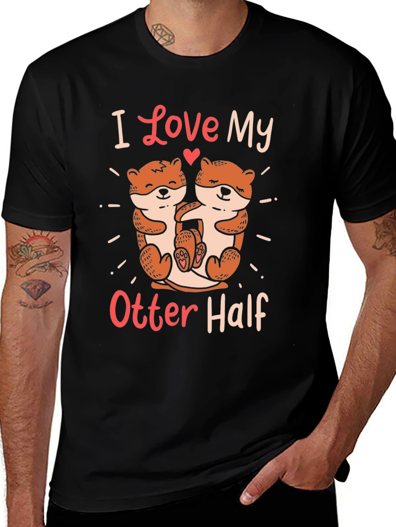Variant 16 of I Love My Otter Half T-Shirt