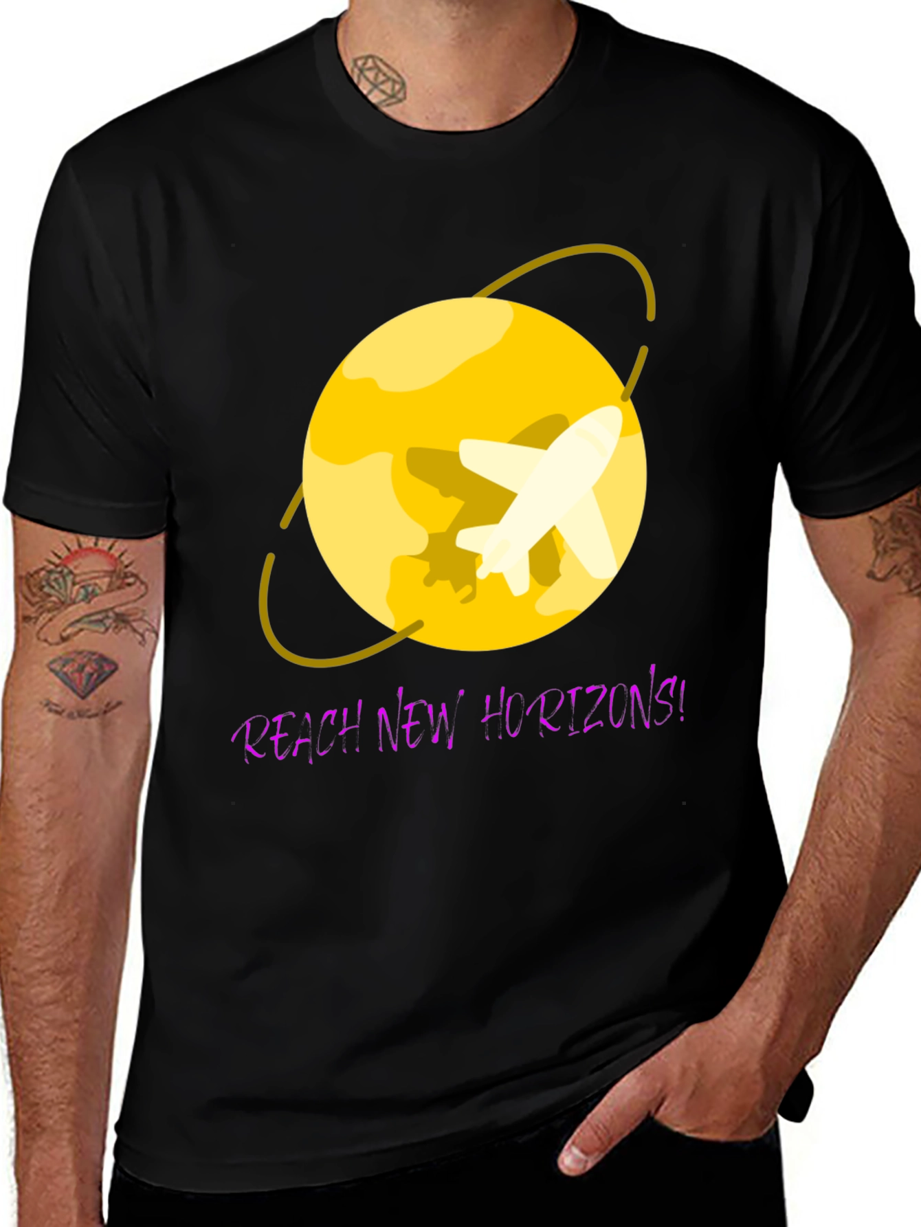 Variant 16 of Reach New Horizons Graphic T-Shirt