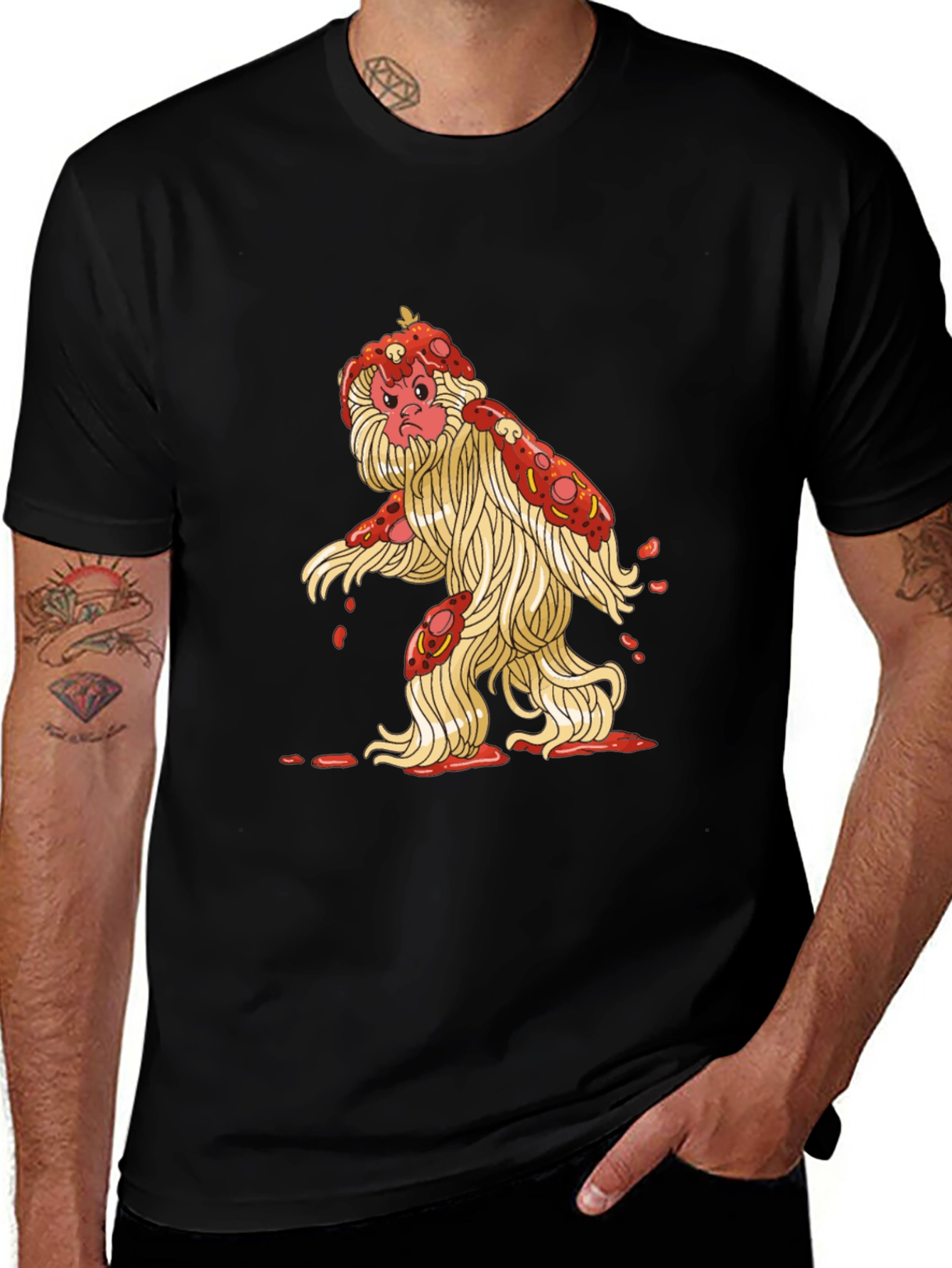 Variant 24 of Spaghetti Monster T-Shirt - Funny Graphic Tee