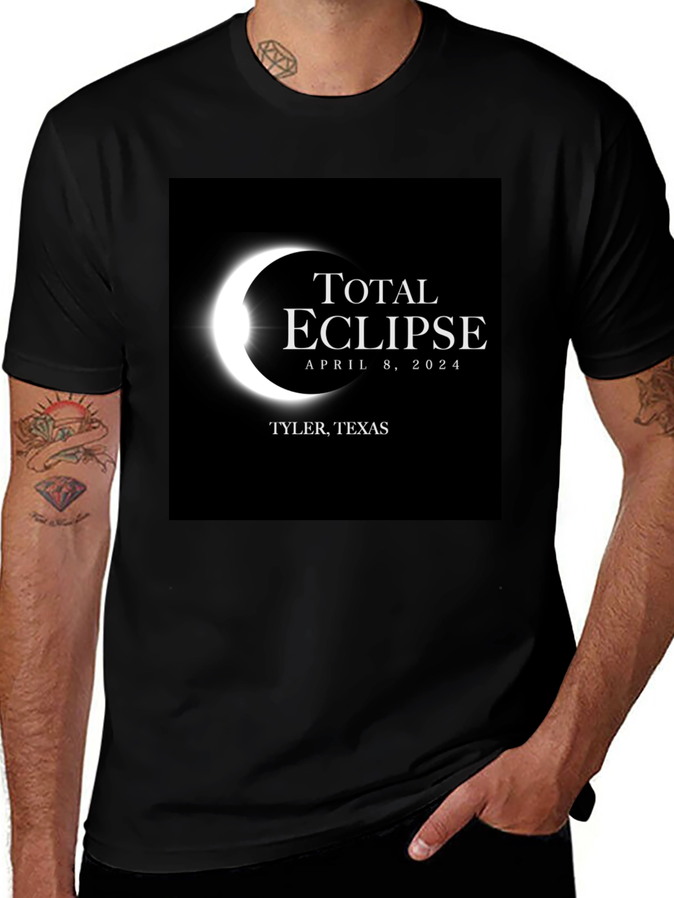 Total Eclipse April 8, 2024 Tyler Texas T-Shirt