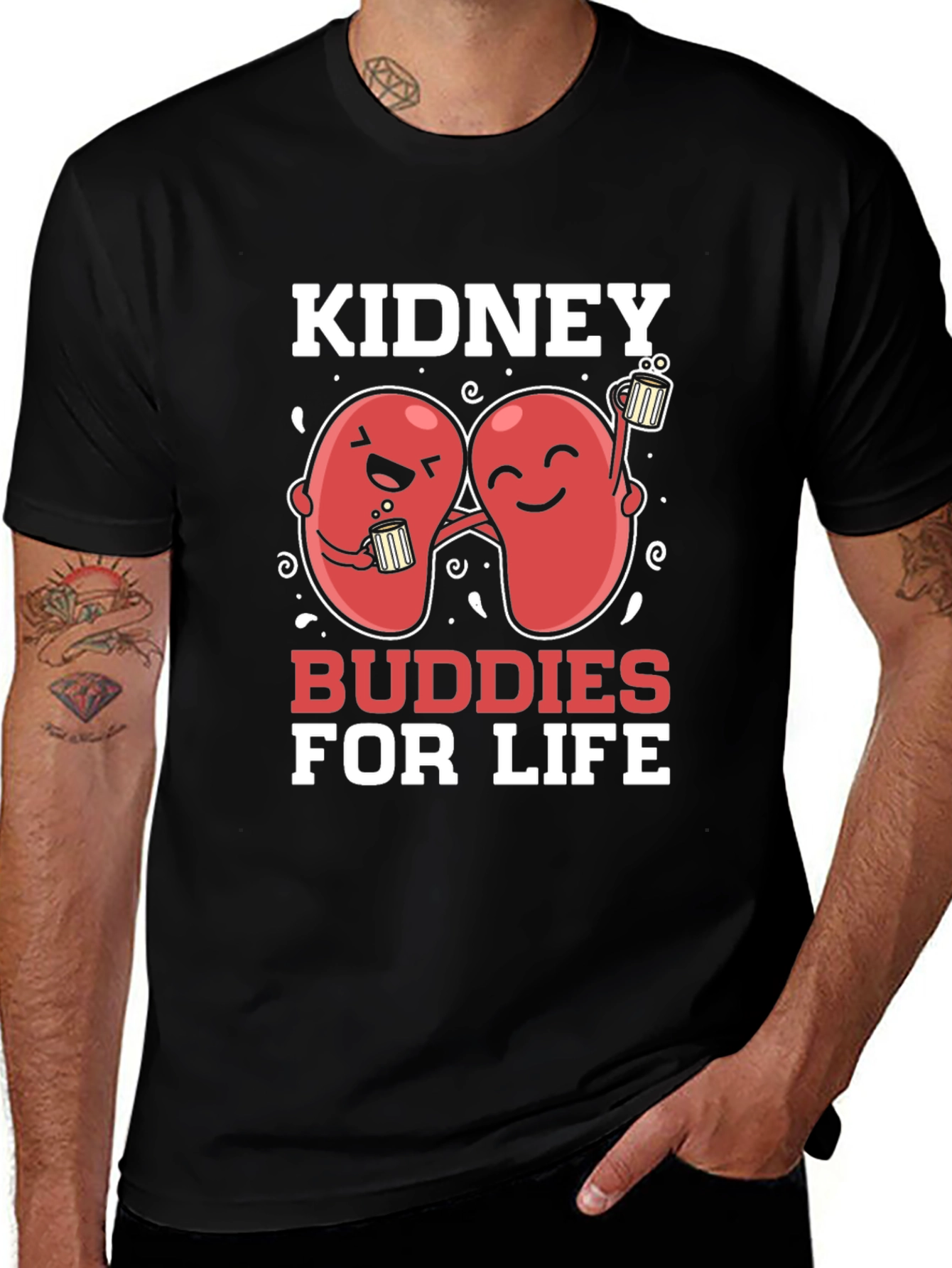 Kidney Buddies For Life Graphic T-Shirt