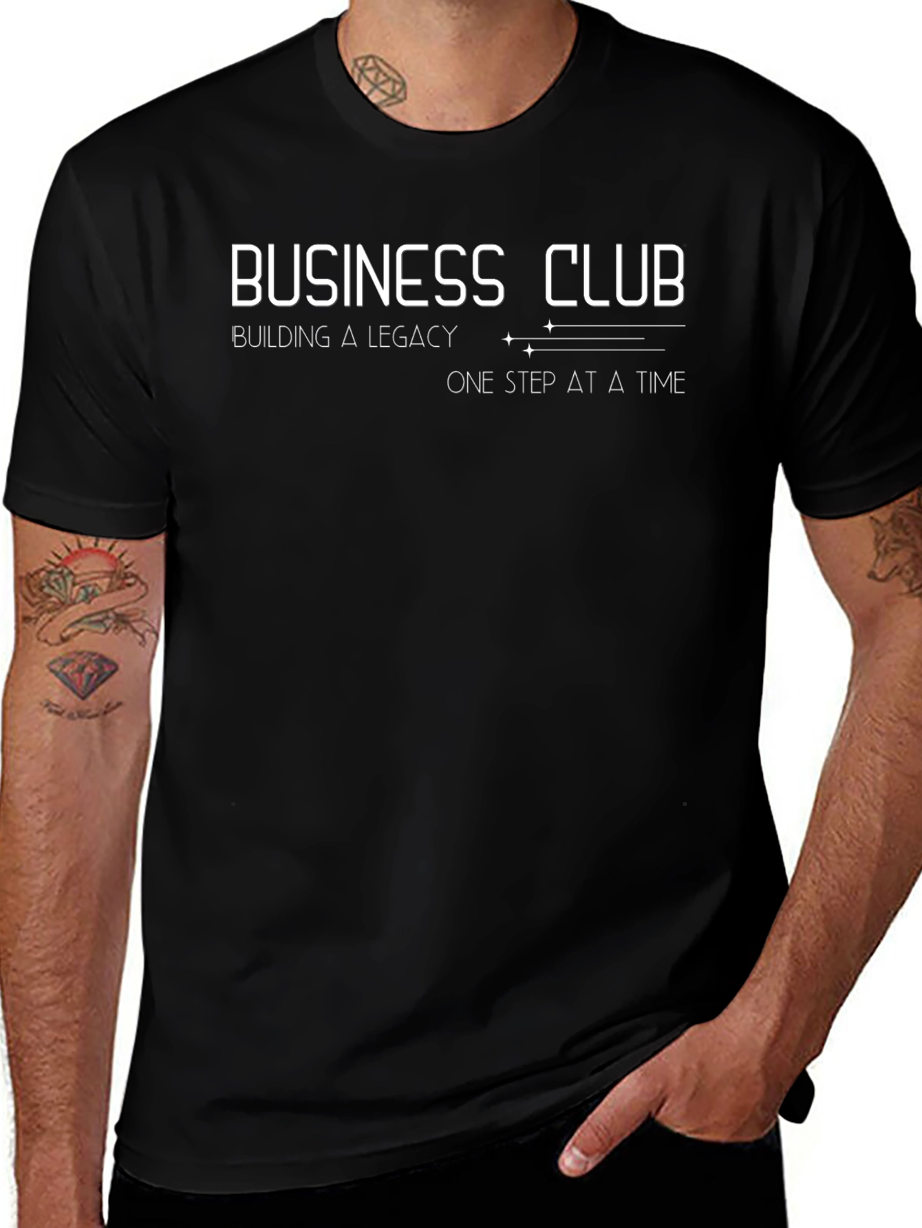 Variant 26 of Business Club Legacy Black T-Shirt