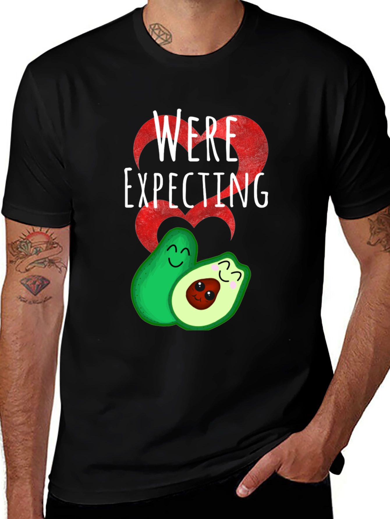 Variant 3 of Funny Avocado Pregnancy Announcement T-Shirt