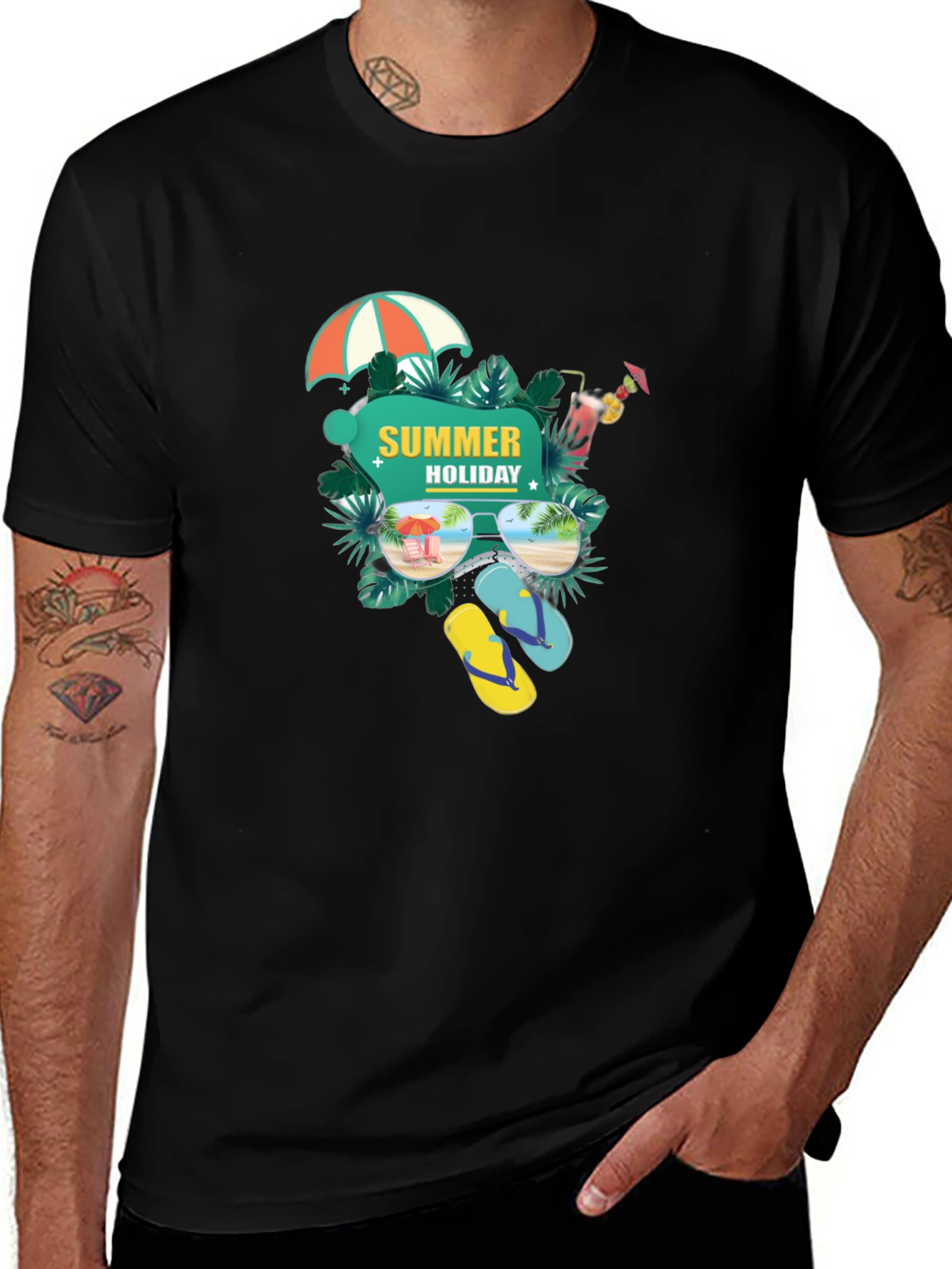 Variant 8 of Summer Holiday Graphic T-Shirt