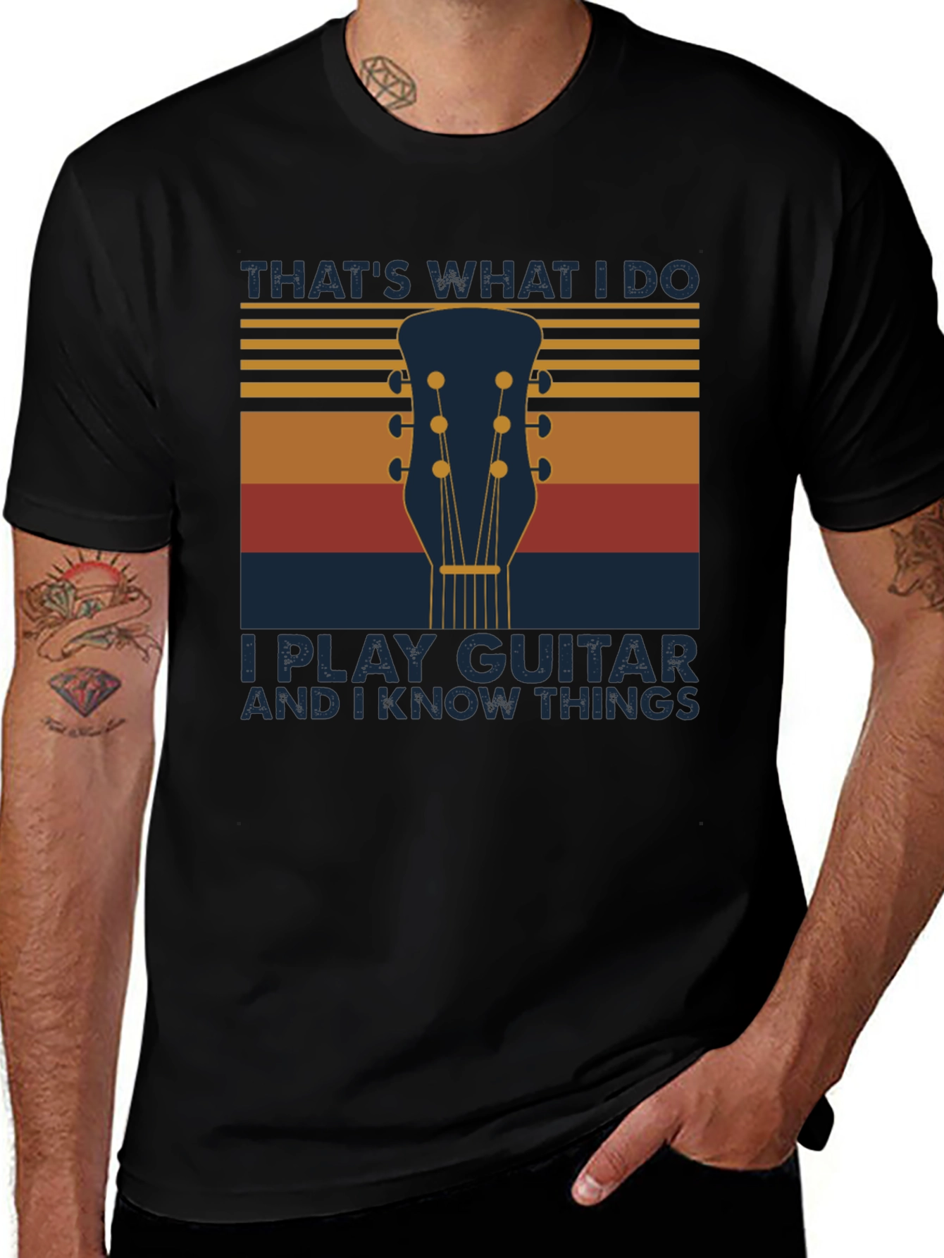 Variant 4 of Guitar Player T-Shirt - That's What I Do Tee