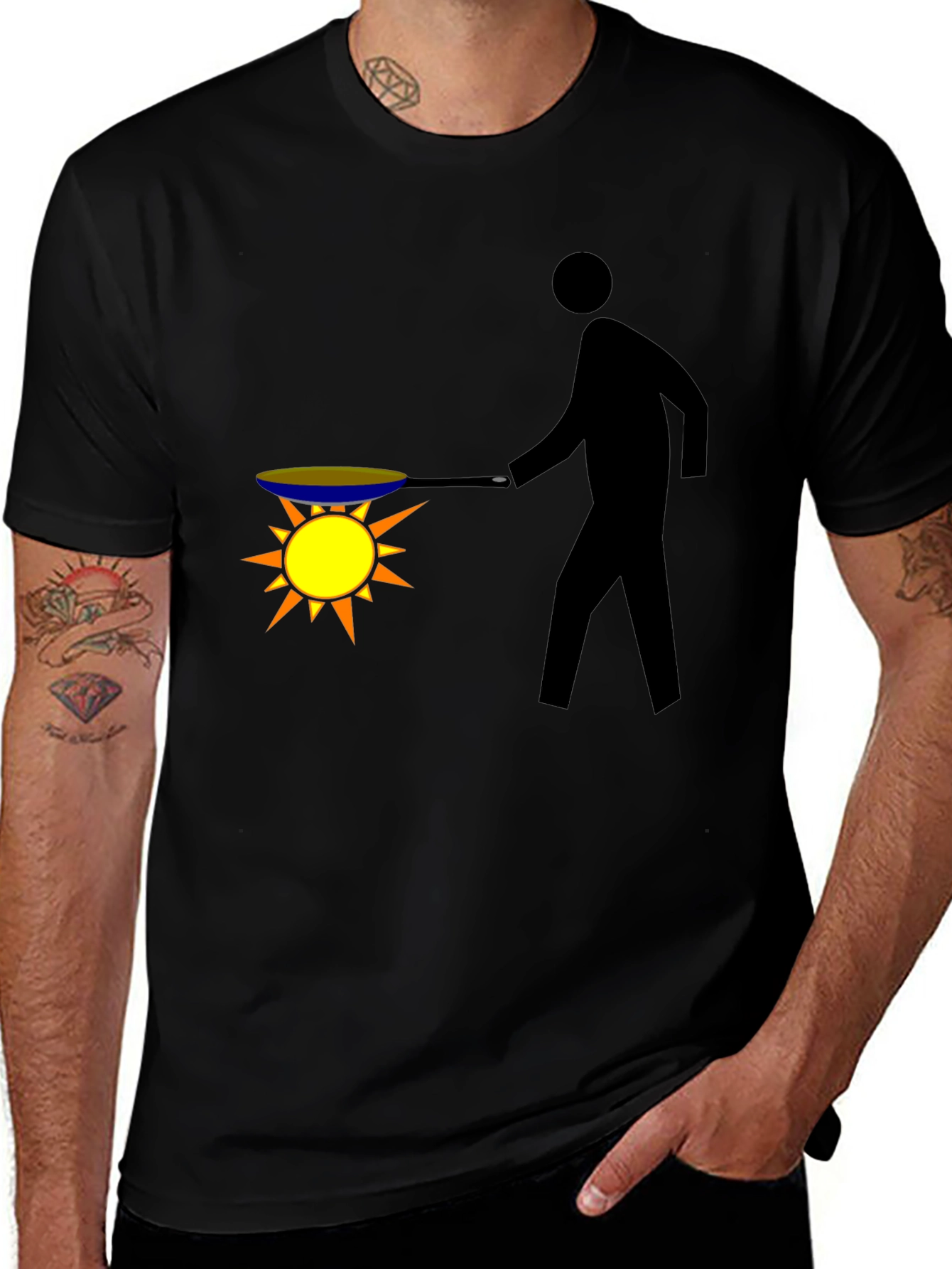 Variant 12 of Funny T-Shirt: Cooking Up the Sun!