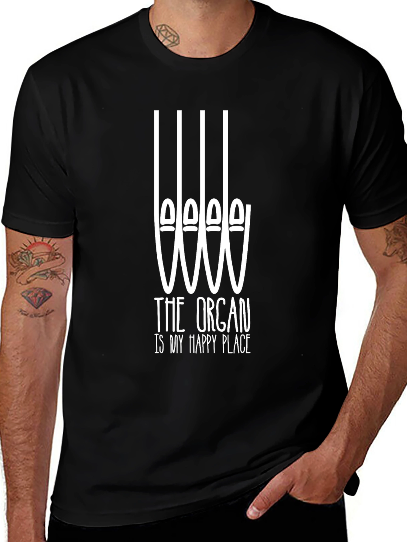 Variant 6 of Organ is my Happy Place T-Shirt