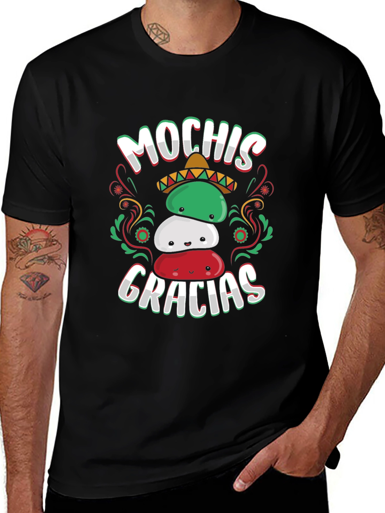 Variant 23 of Mochis Gracias T-Shirt - Funny Mexican Dessert Tee