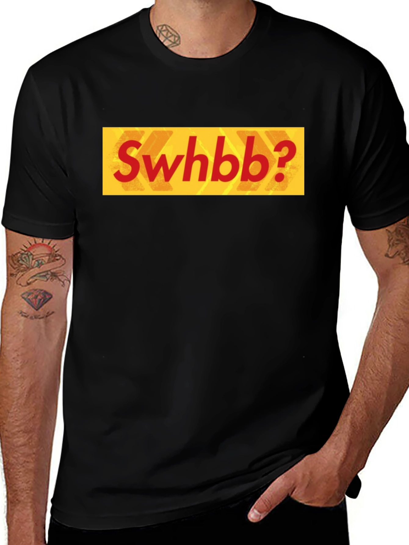 Variant 2 of Swhbb? Graphic Tee - Funny T-Shirt