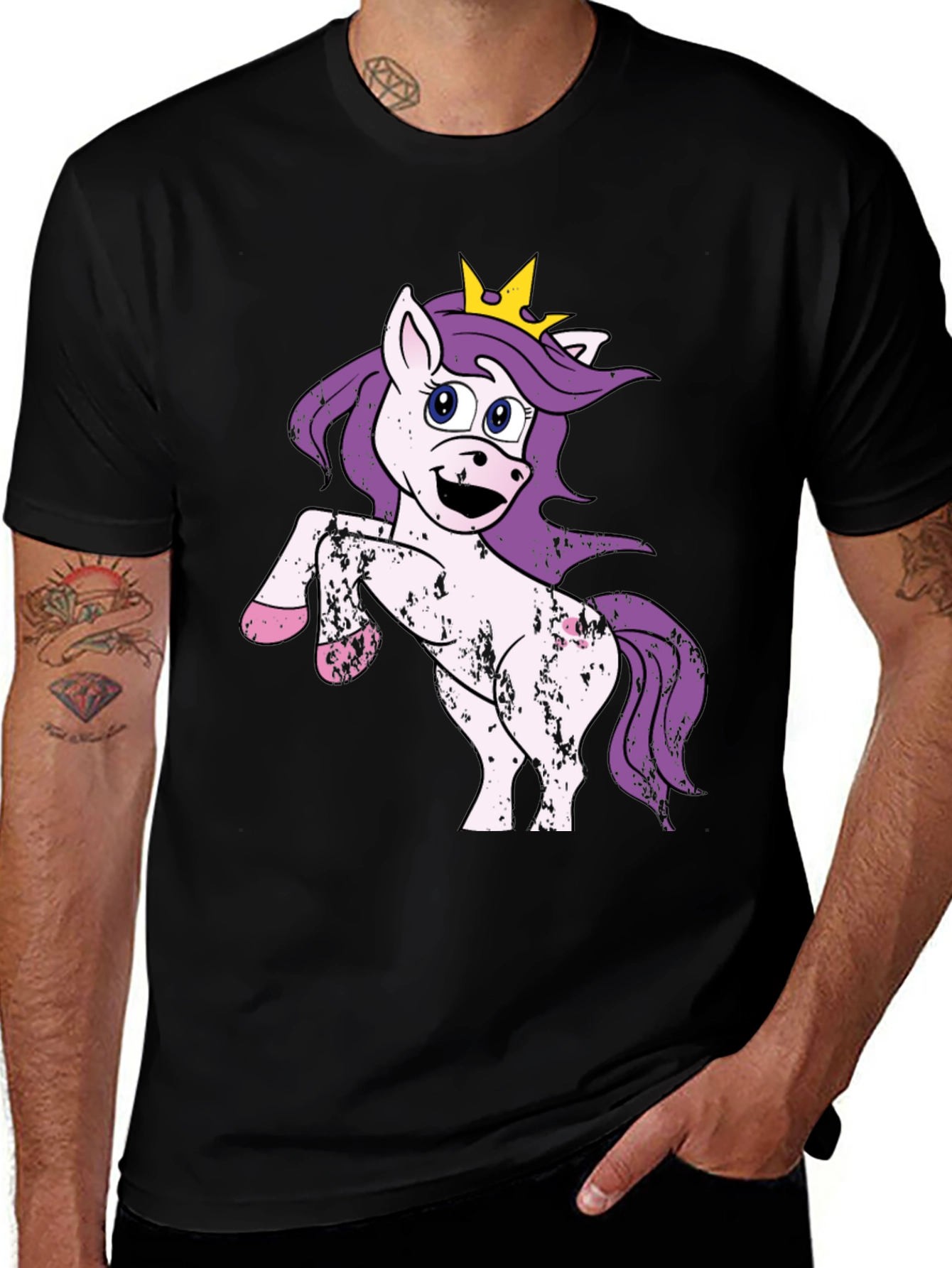 Variant 4 of Unicorn Princess Graphic Tee