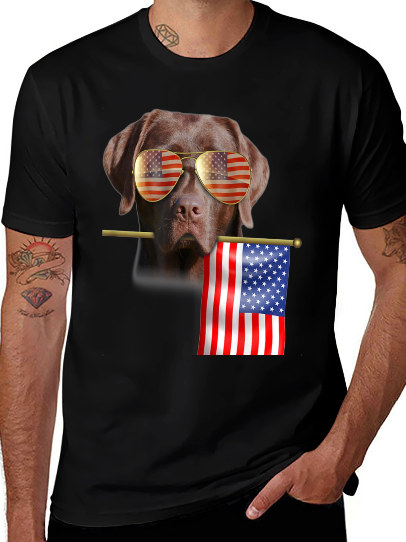 Variant 11 of Patriotic Pup T-Shirt