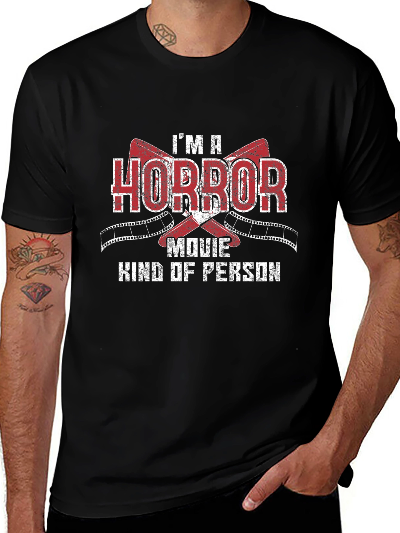 Variant 4 of Horror Movie Kind of Person Graphic T-Shirt