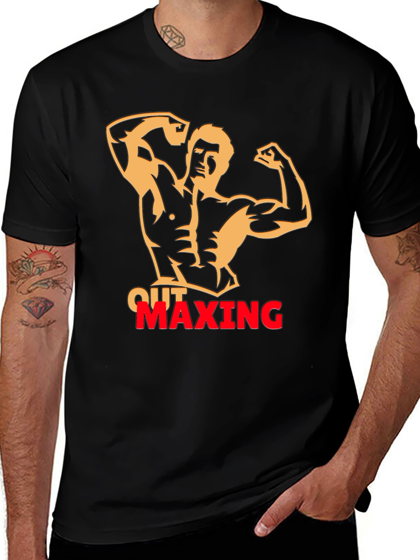 Variant 26 of Out Maxing Graphic T-Shirt