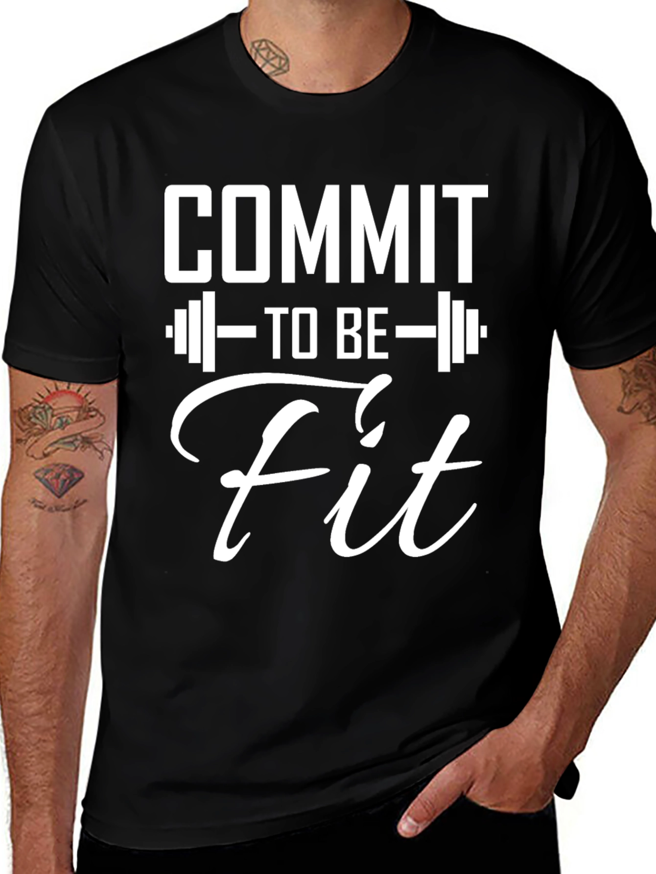 Variant 9 of Commit to be Fit Graphic T-Shirt