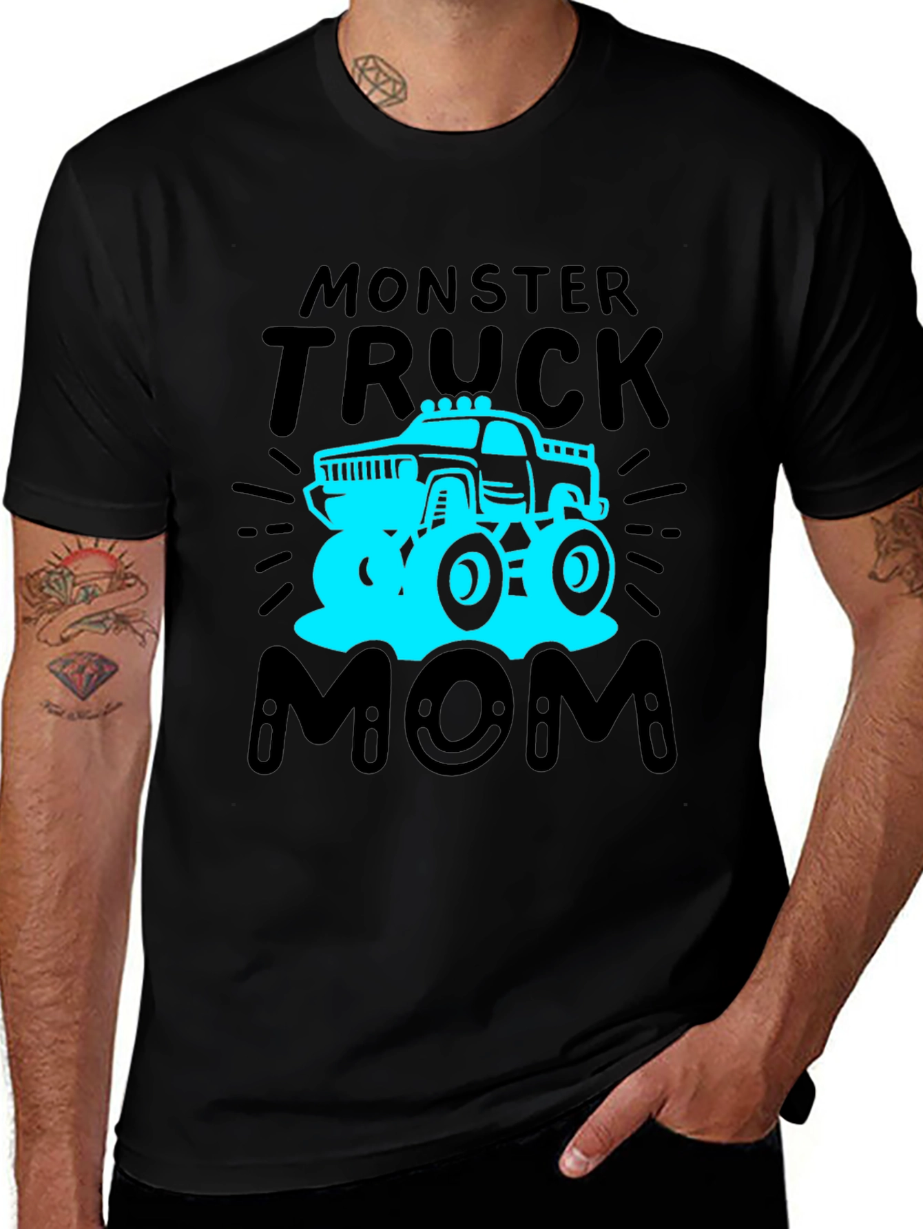 Variant 9 of Monster Truck Mom T-Shirt