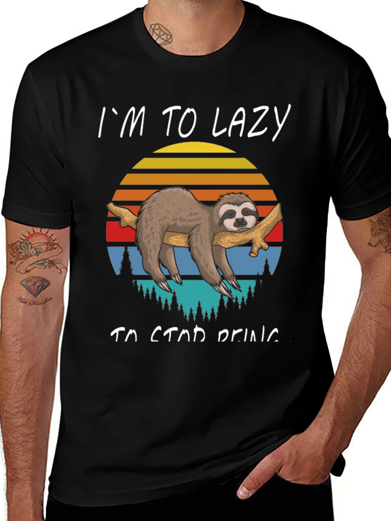 Variant 29 of Lazy Sloth T-Shirt