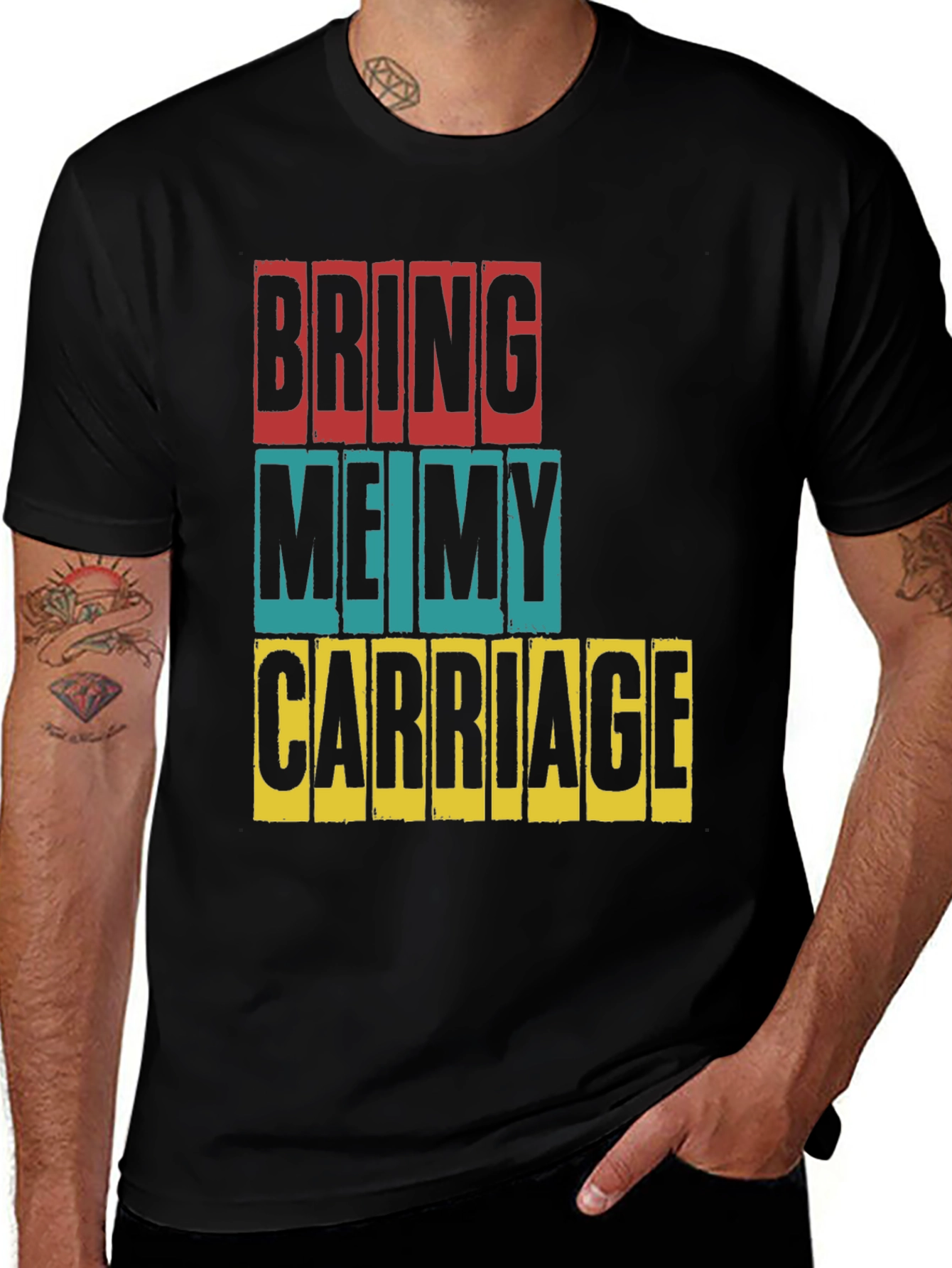Variant 19 of Bring Me My Carriage Graphic T-Shirt