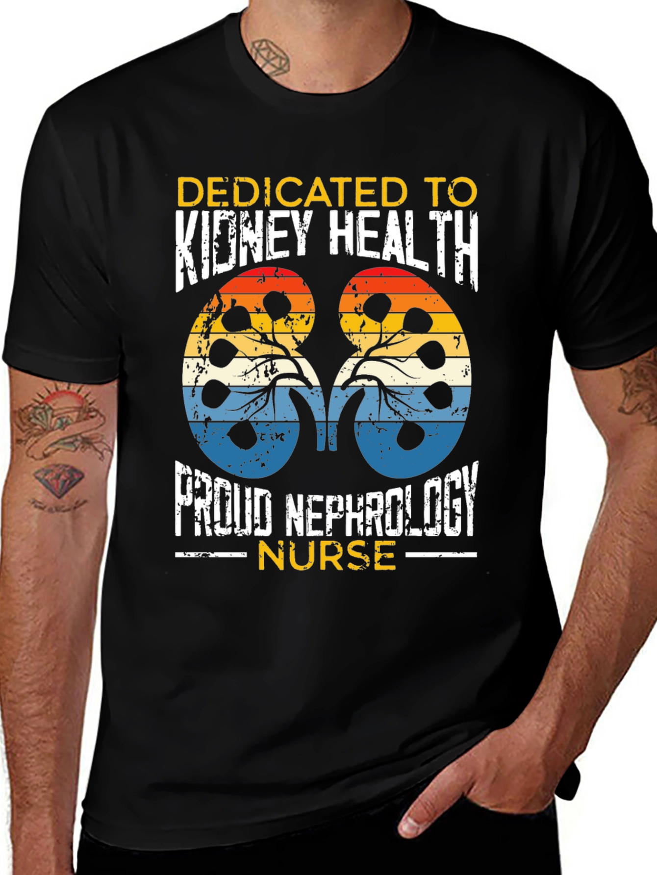 Proud Nephrology Nurse Kidney Health T-Shirt