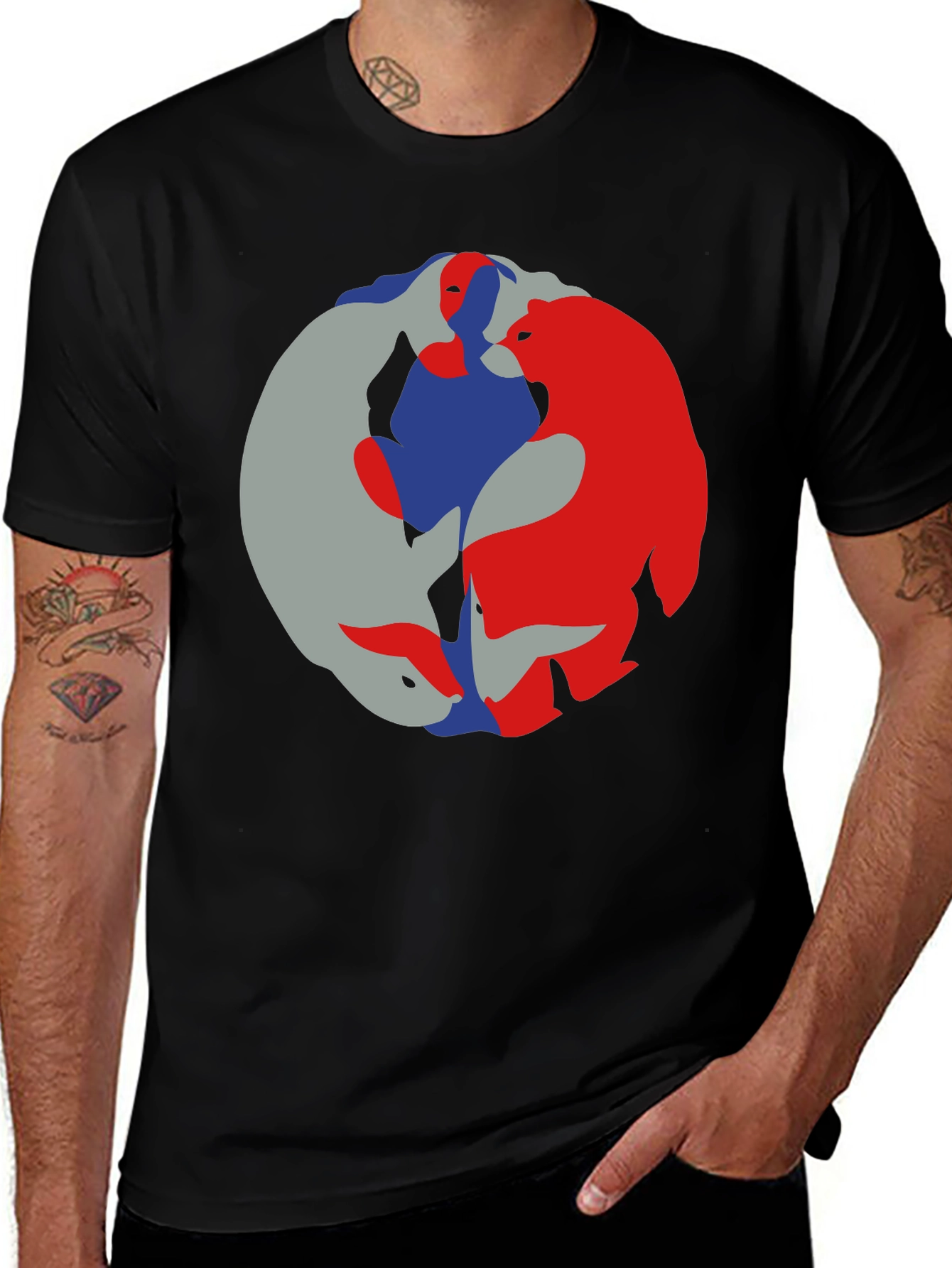 Yin Yang Animal T-Shirt
