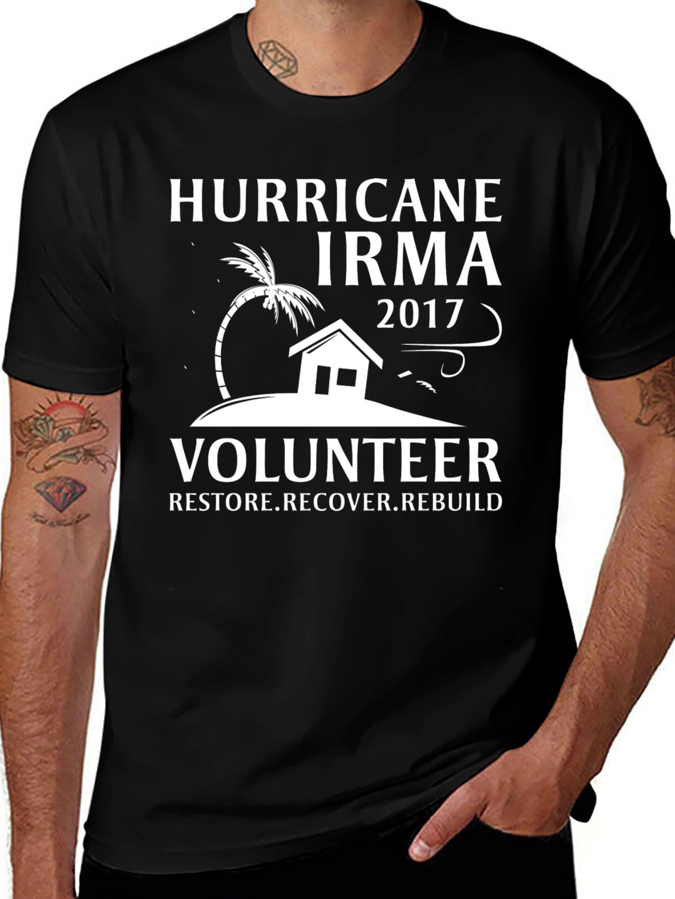 Hurricane Irma Volunteer Relief T-Shirt