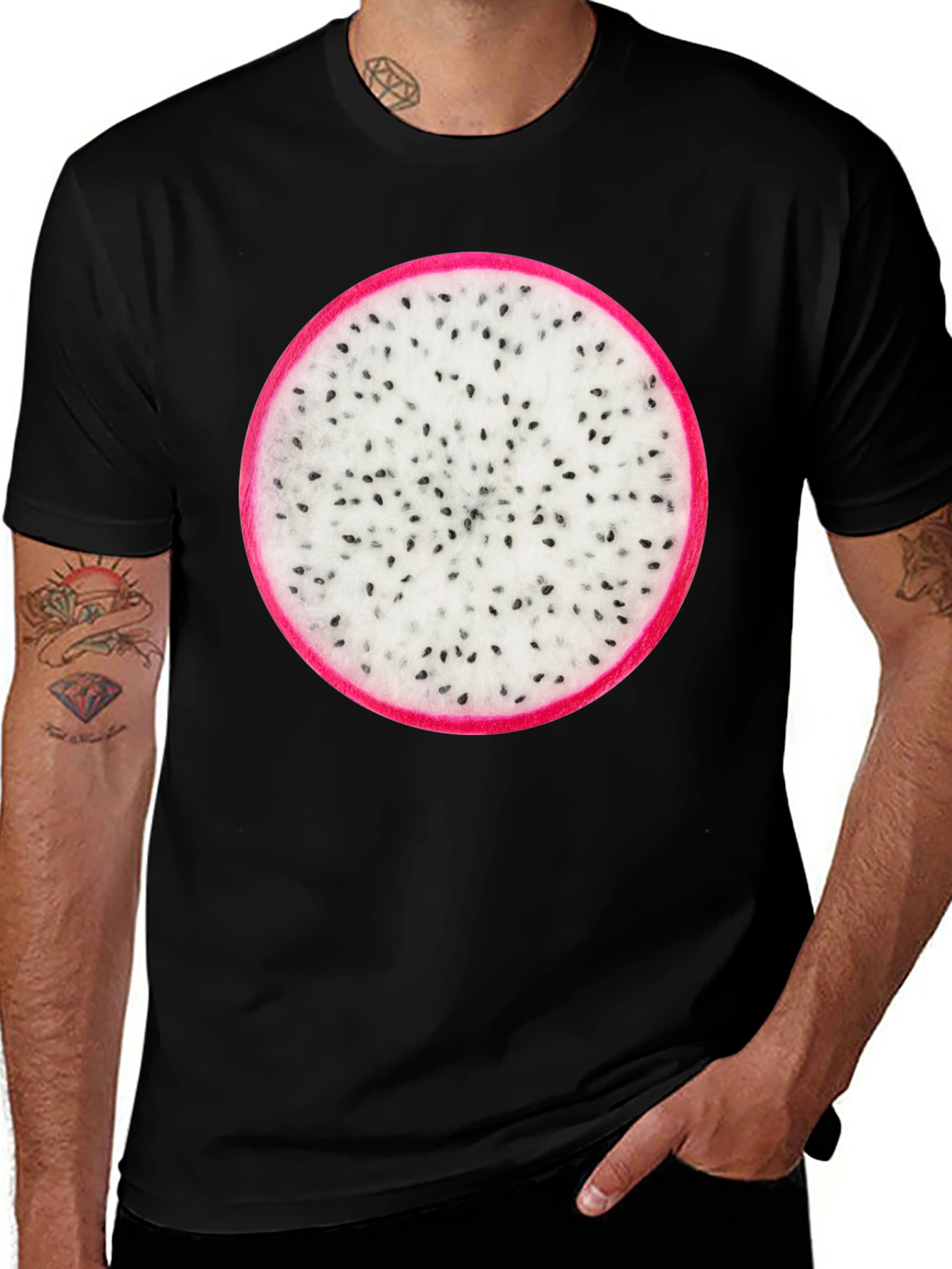 Variant 14 of Dragon Fruit Graphic T-Shirt - Unique Food Tee