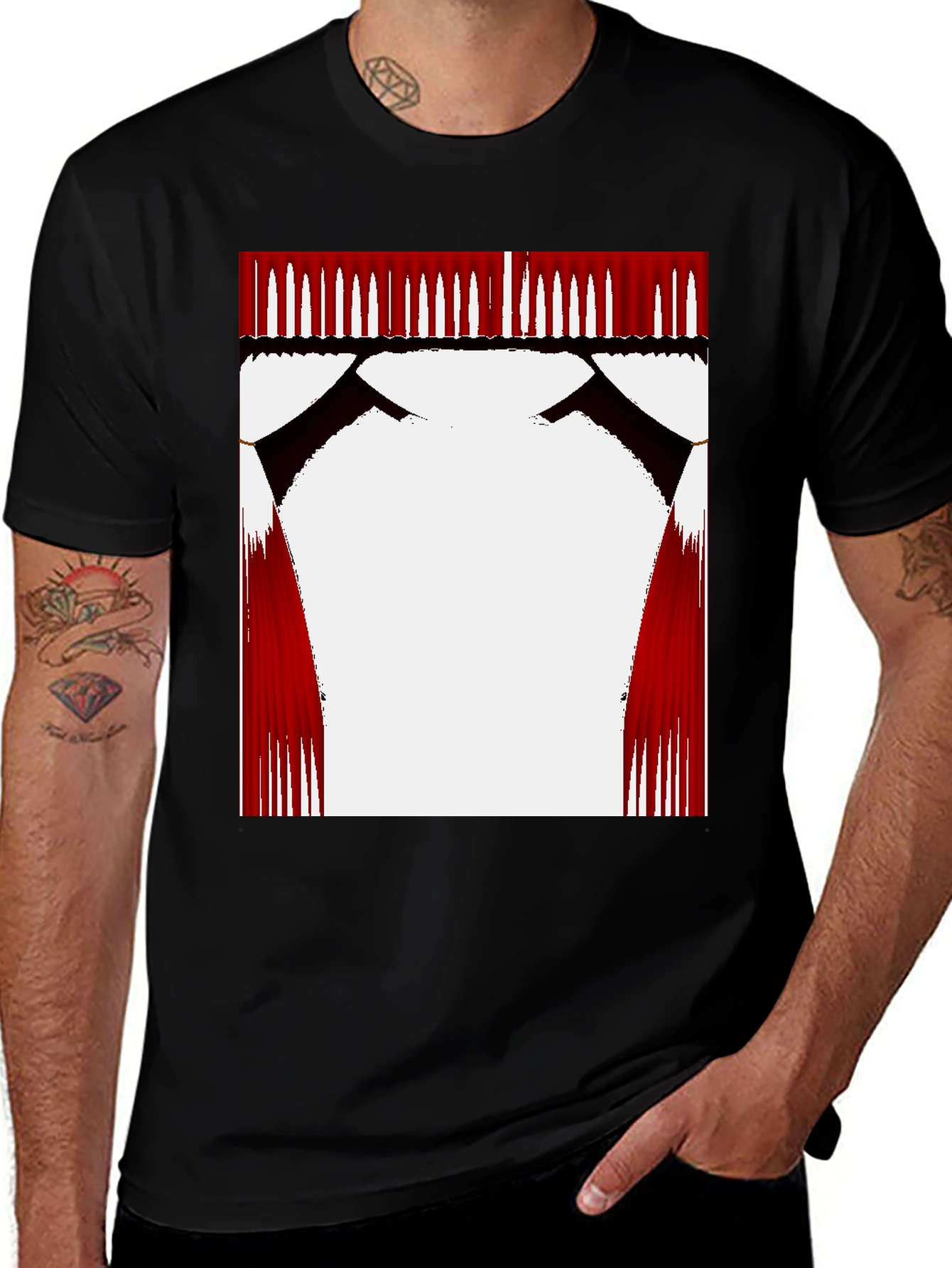 Variant 2 of Theater Curtain Graphic T-Shirt