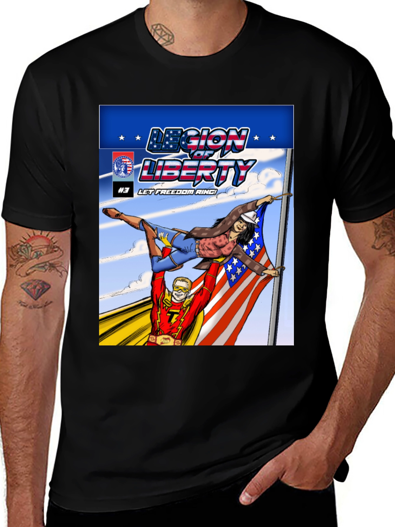 Variant 2 of Legion of Liberty Graphic T-Shirt