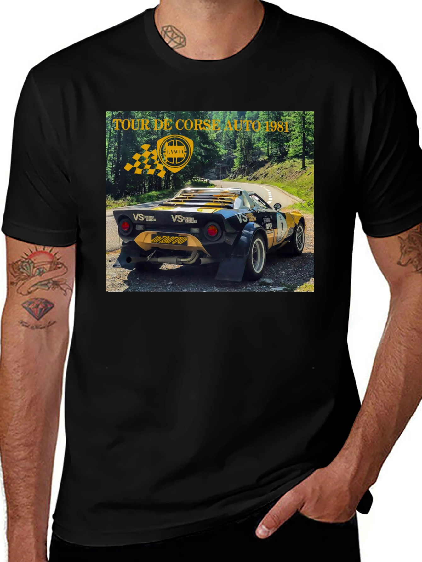 Variant 12 of Tour de Corse Auto 1981 Graphic Tee