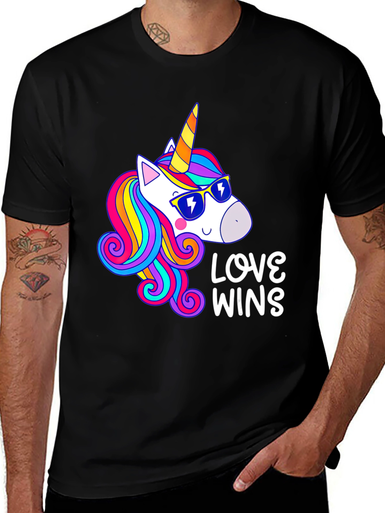 Variant 23 of Love Wins Unicorn T-Shirt