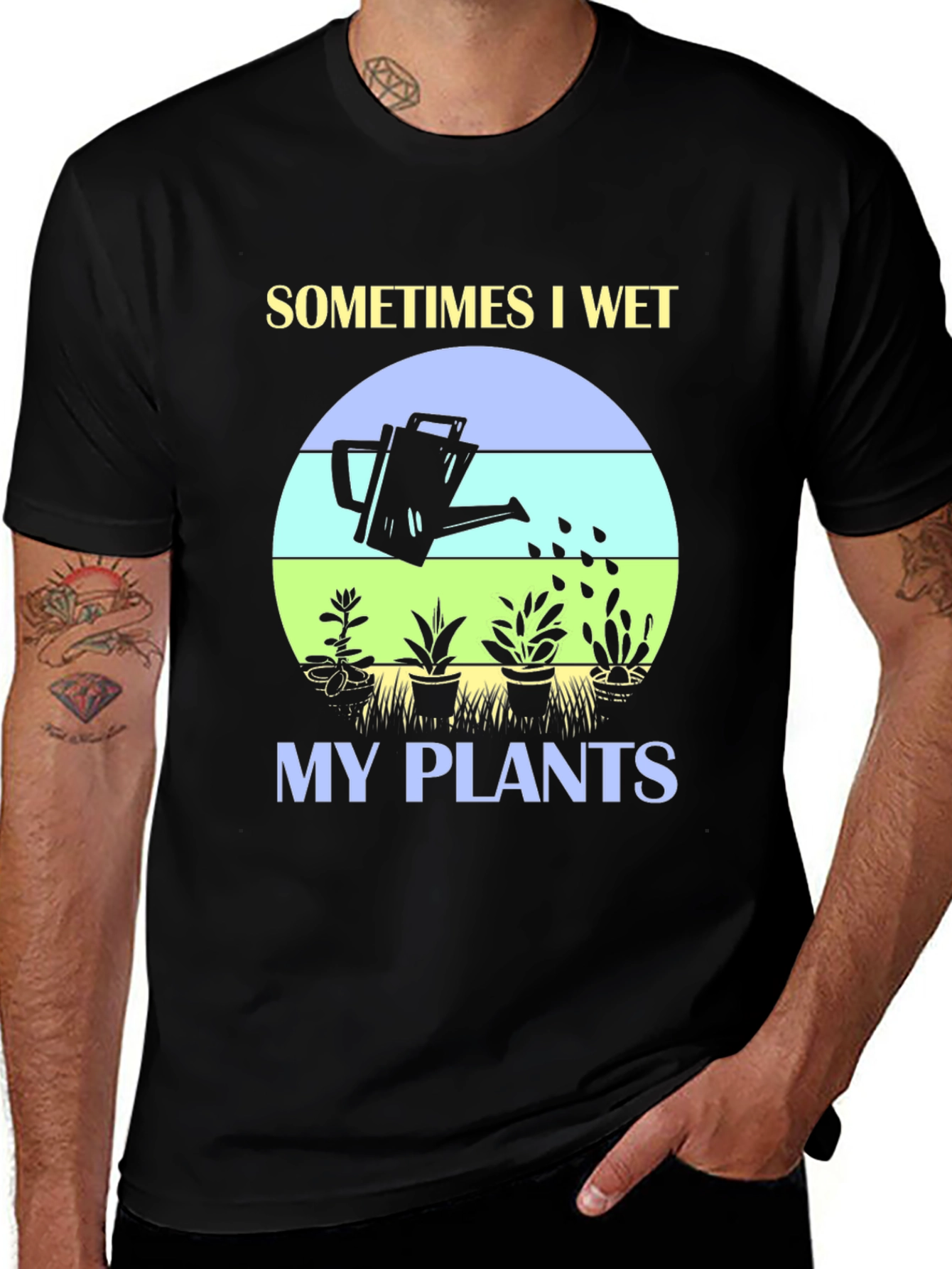 Variant 18 of Sometimes I Wet My Plants Graphic Tee