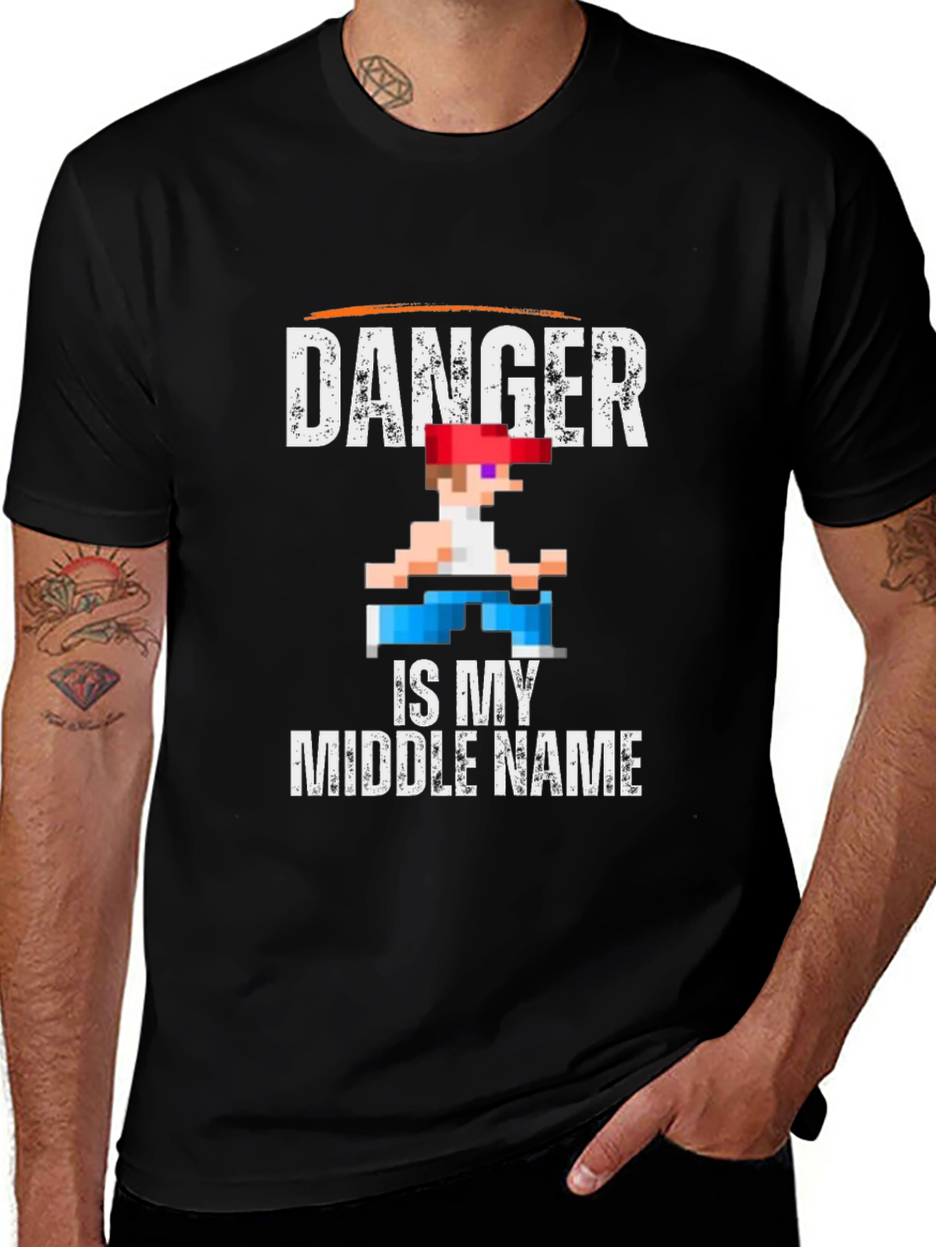 Danger is My Middle Name Graphic Tee
