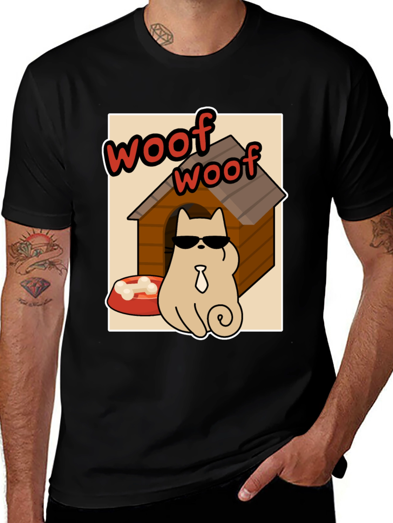 Variant 15 of Cool Dog Woof T-Shirt