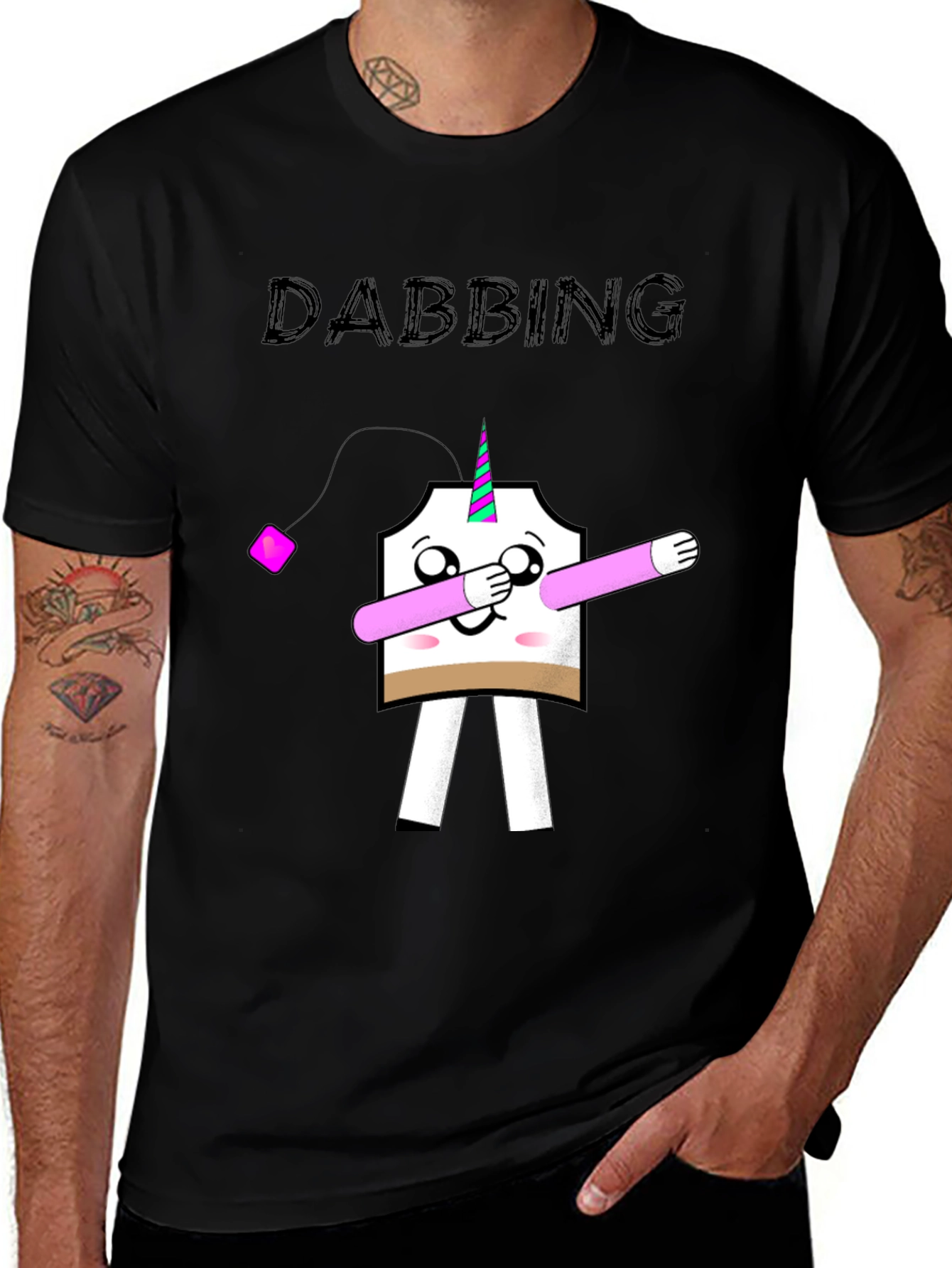 Variant 9 of Dabbing Unicorn Cake T-Shirt - Cute & Funny Design