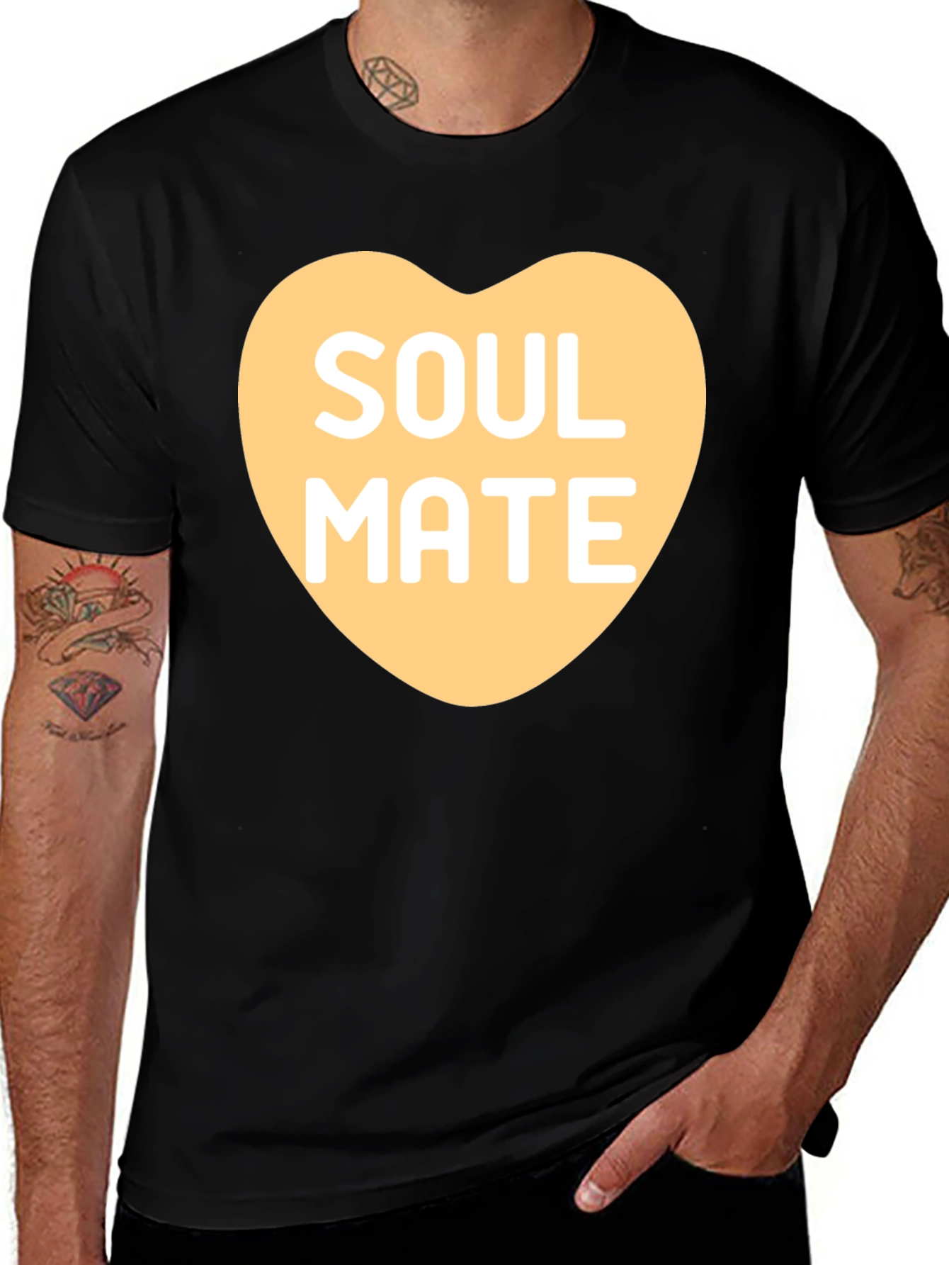 Variant 27 of Soul Mate Heart Tee - Valentine's Day Gift