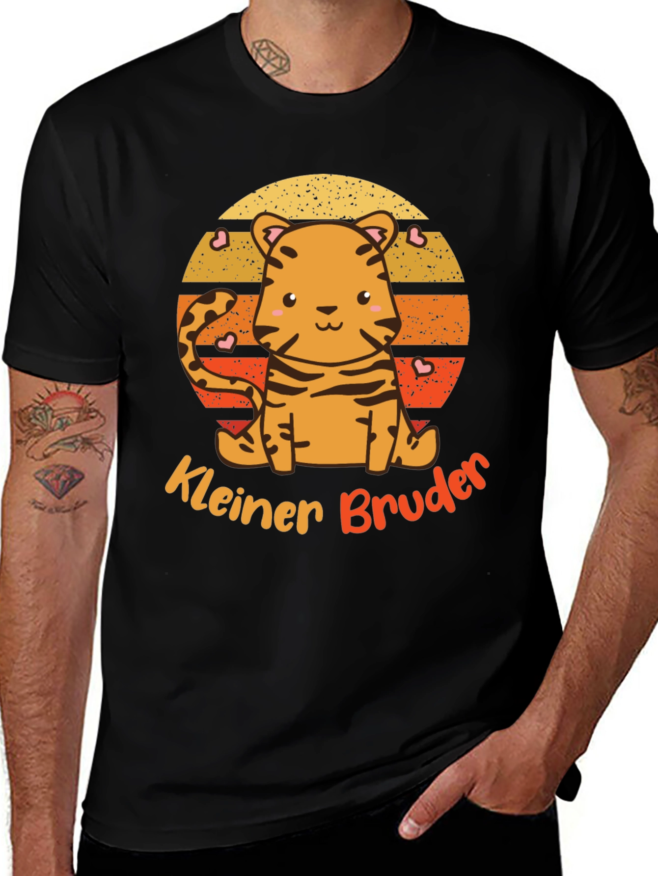 Variant 30 of Kleiner Bruder Kawaii Tiger T-Shirt