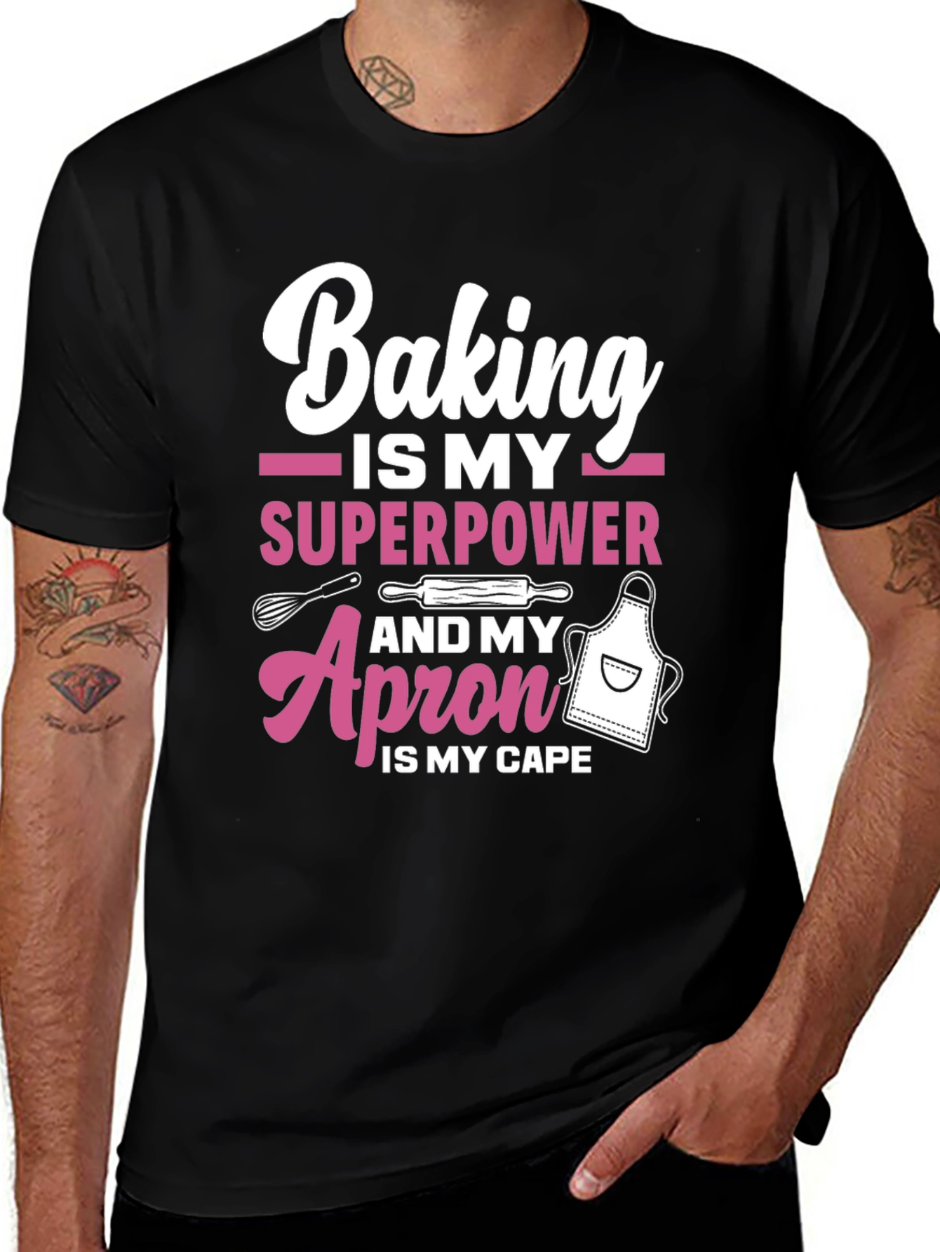 Variant 27 of Baking Superpower T-Shirt
