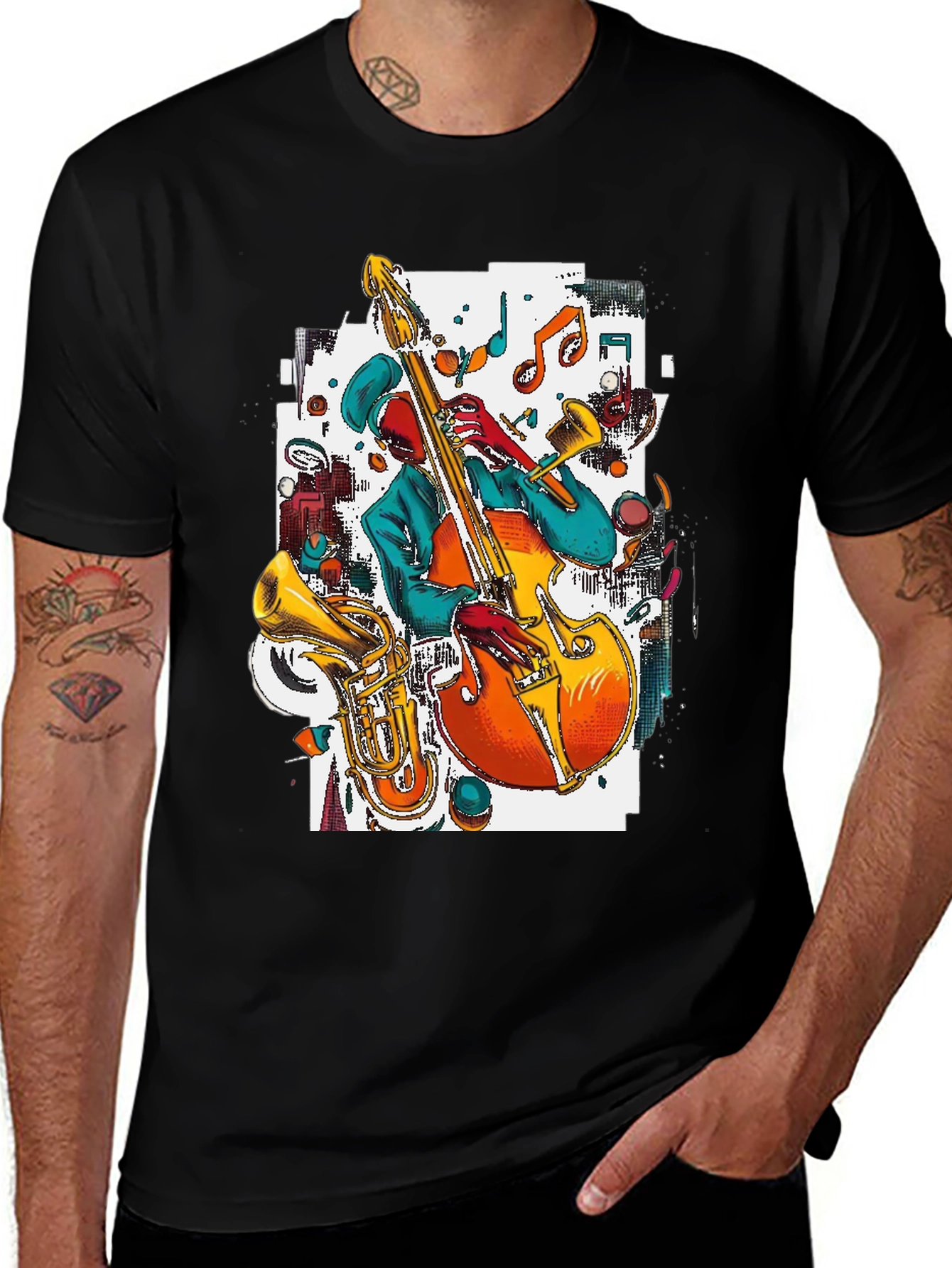 Variant 19 of Jazz Musician Graphic Tee