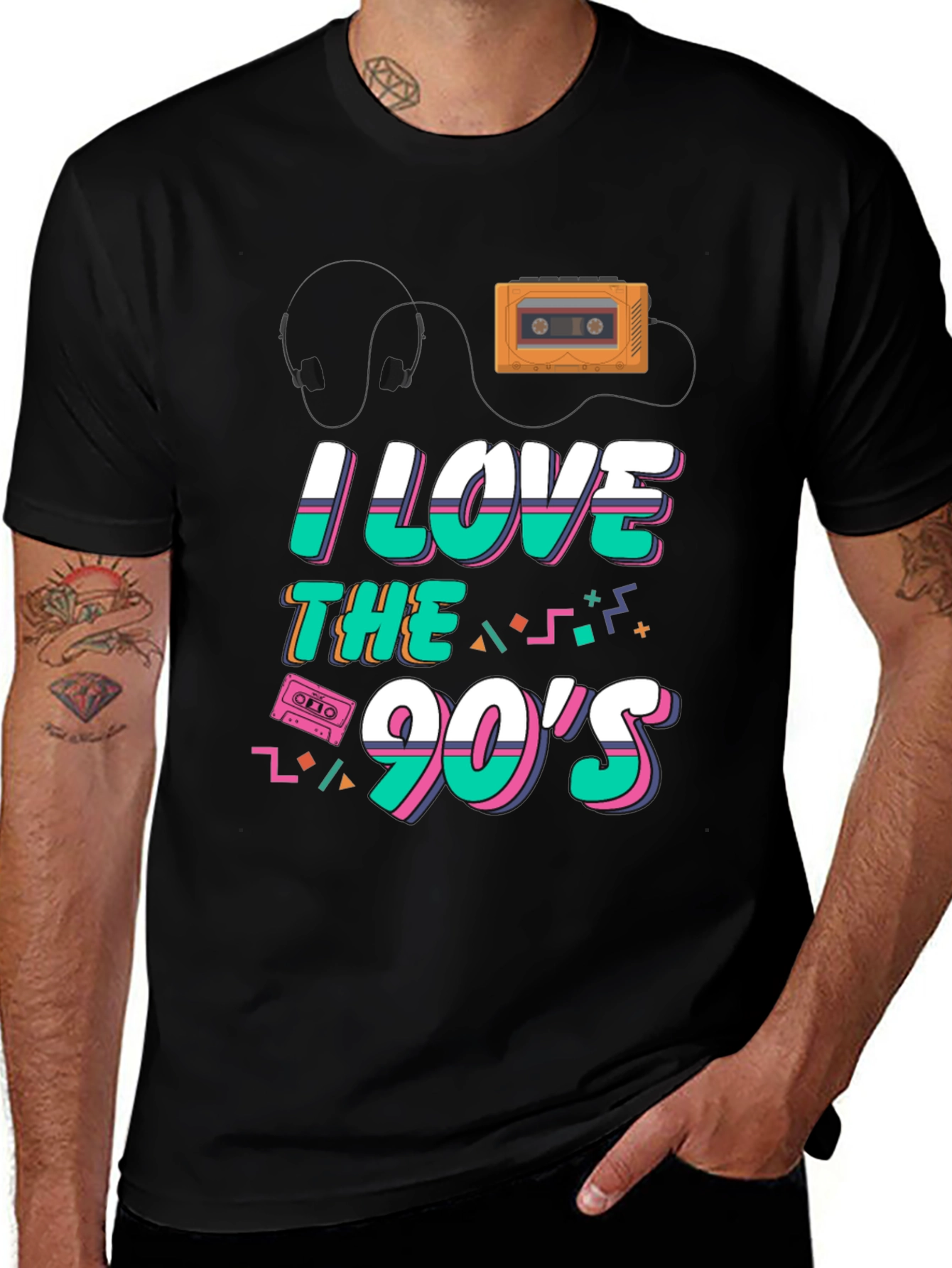 Variant 26 of I Love the 90's Retro T-Shirt