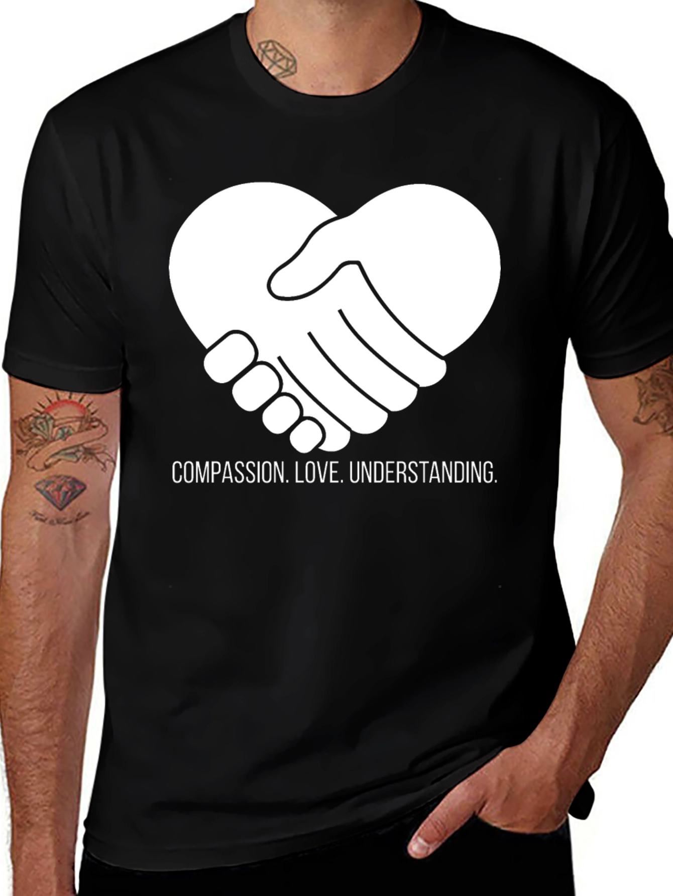 Compassion Love Understanding Graphic Tee