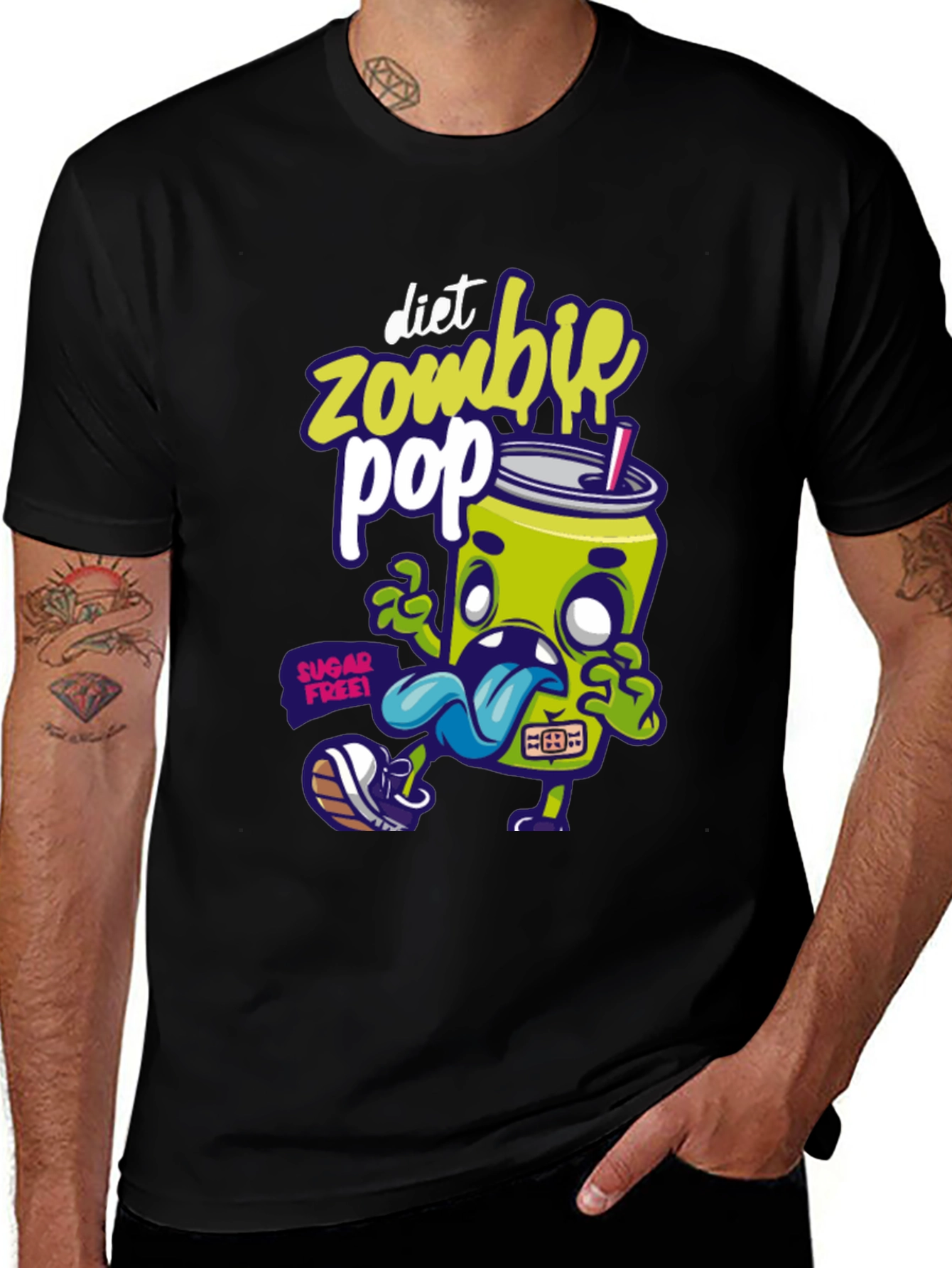 Variant 21 of Diet Zombie Pop Graphic T-Shirt