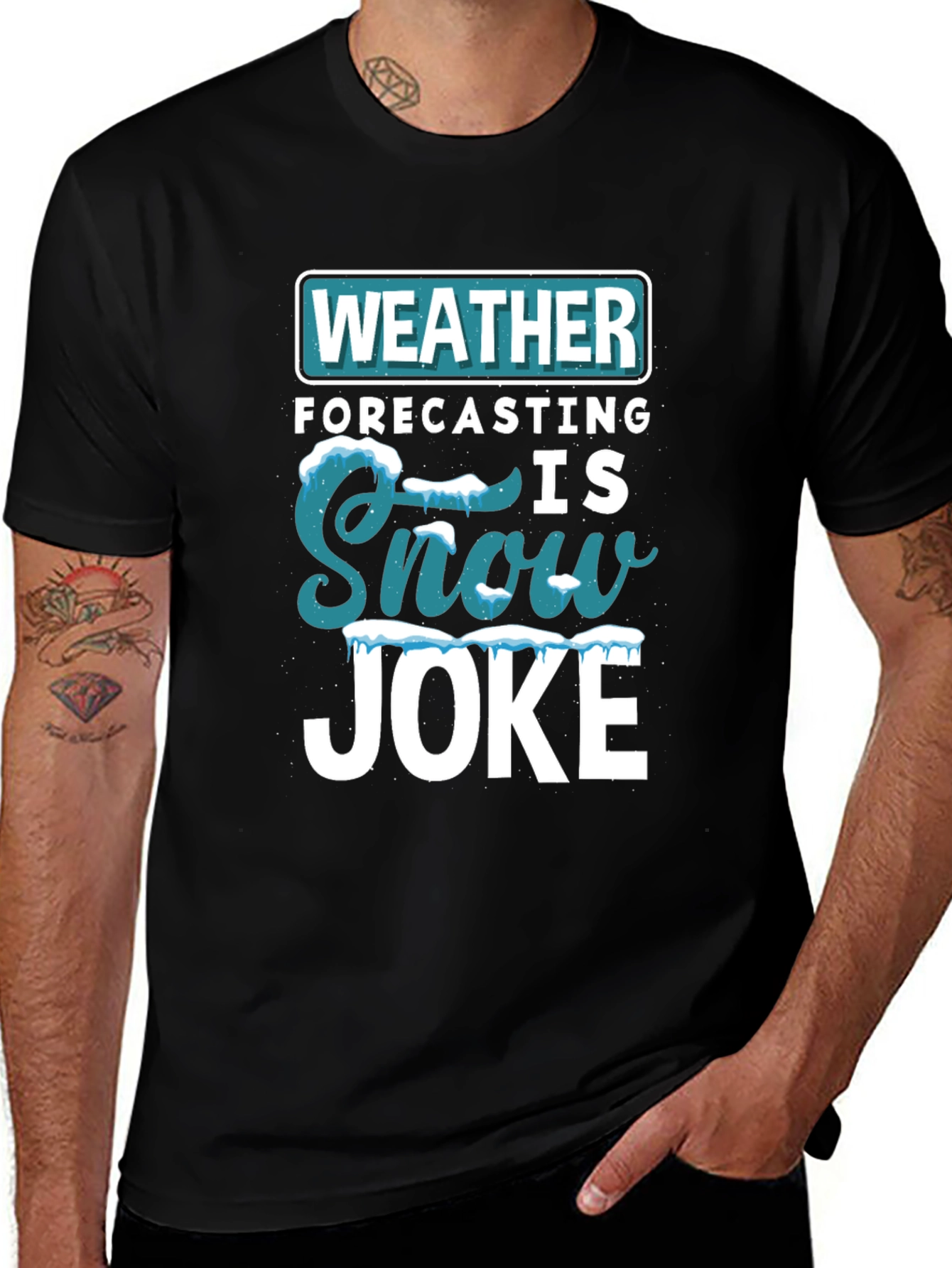 Variant 5 of Funny Weather Forecasting T-Shirt