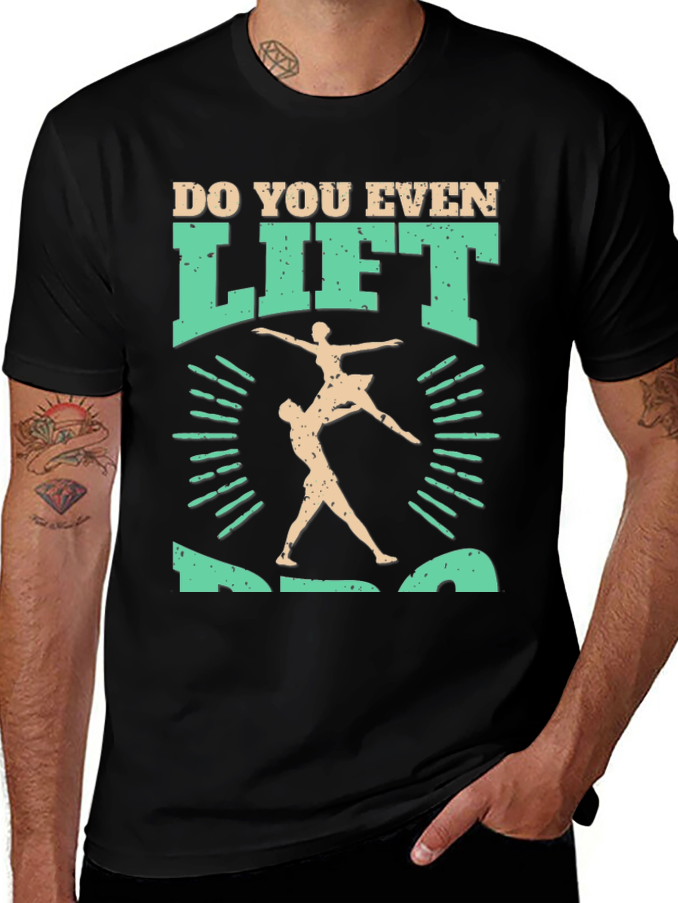 Variant 3 of Do You Even Lift Acro T-Shirt