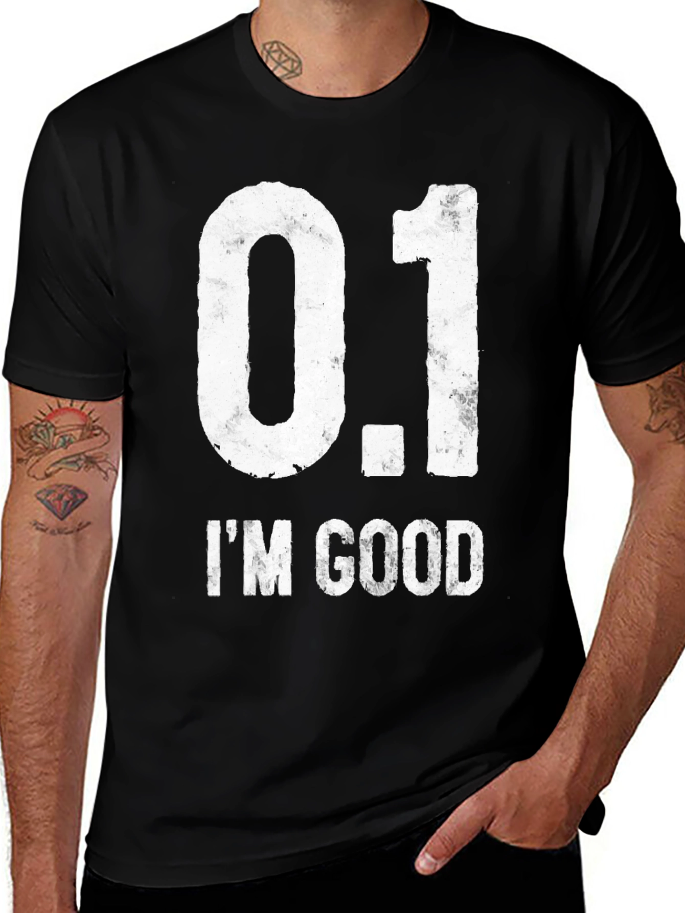 Variant 3 of 0.1 I'M GOOD Funny Novelty Graphic T-Shirt